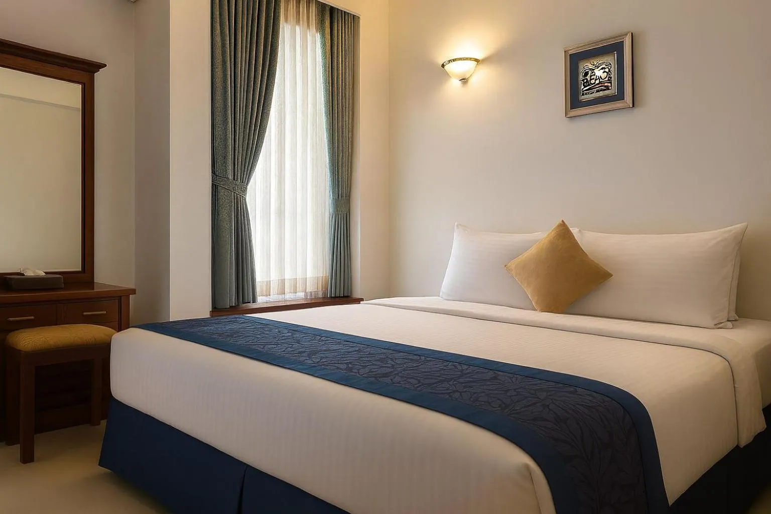 Bedroom, Bed in Unique Towers Luxury Boutique Suites