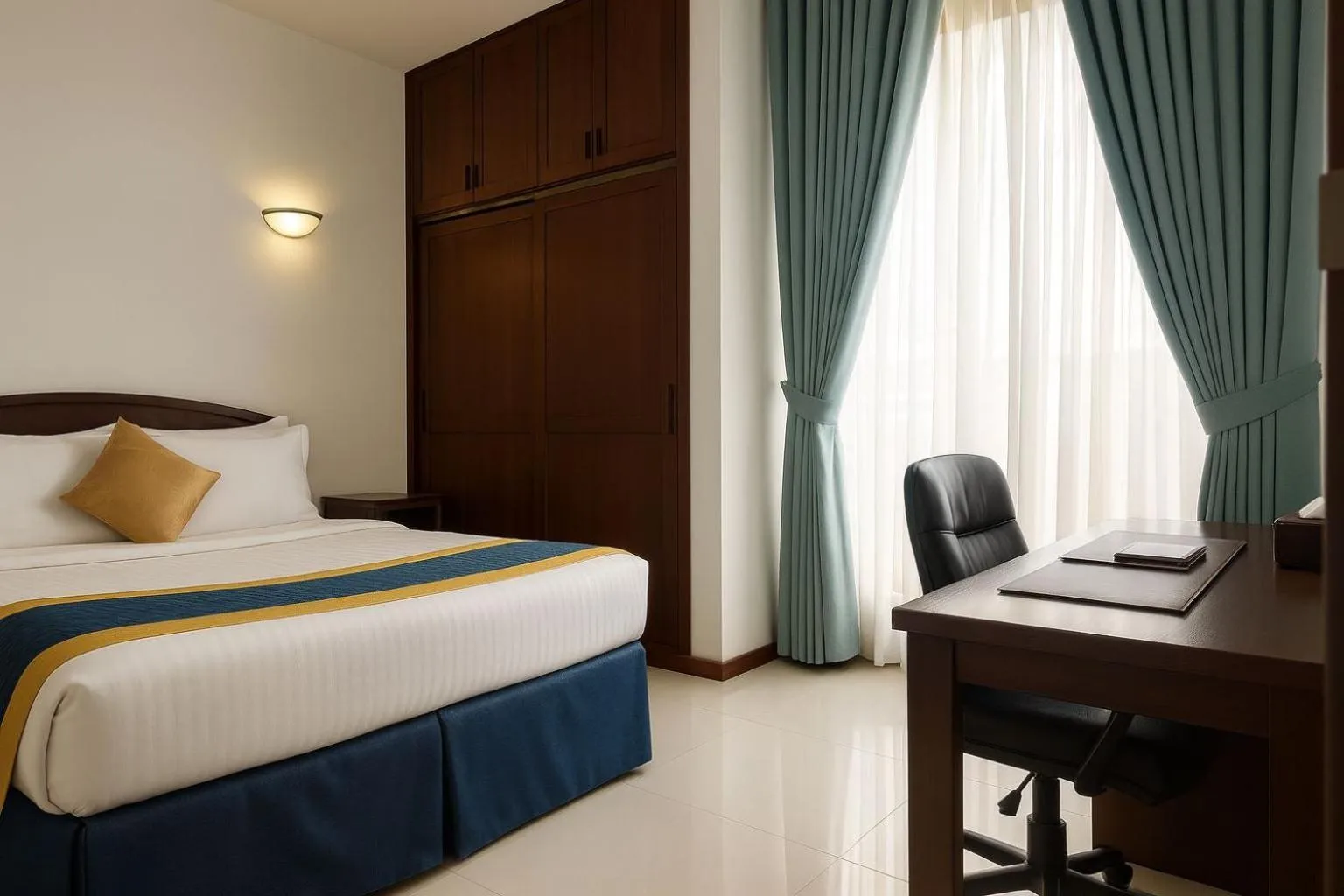 Bed in Unique Towers Luxury Boutique Suites