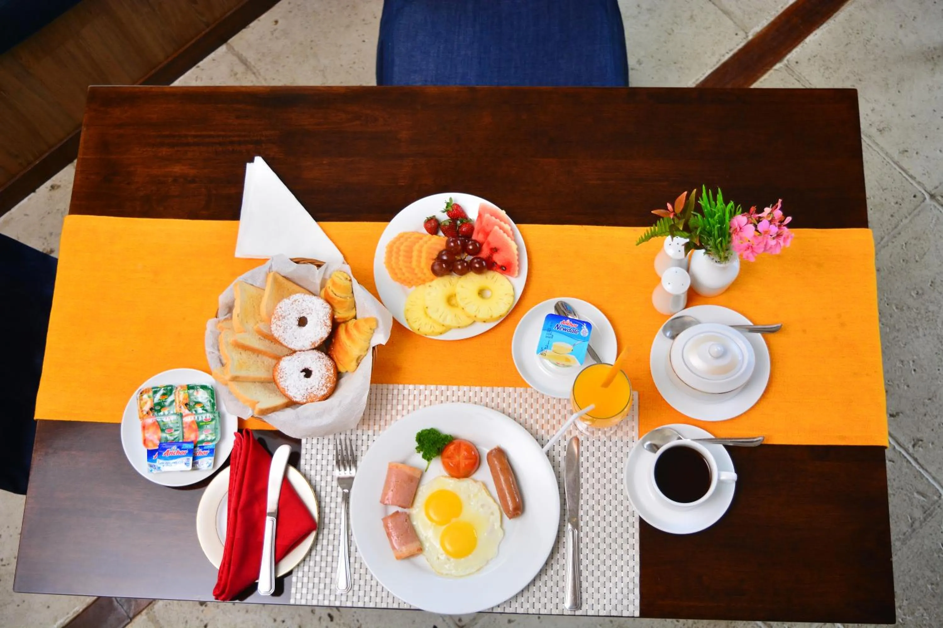 Breakfast in Unique Towers Luxury Boutique Suites