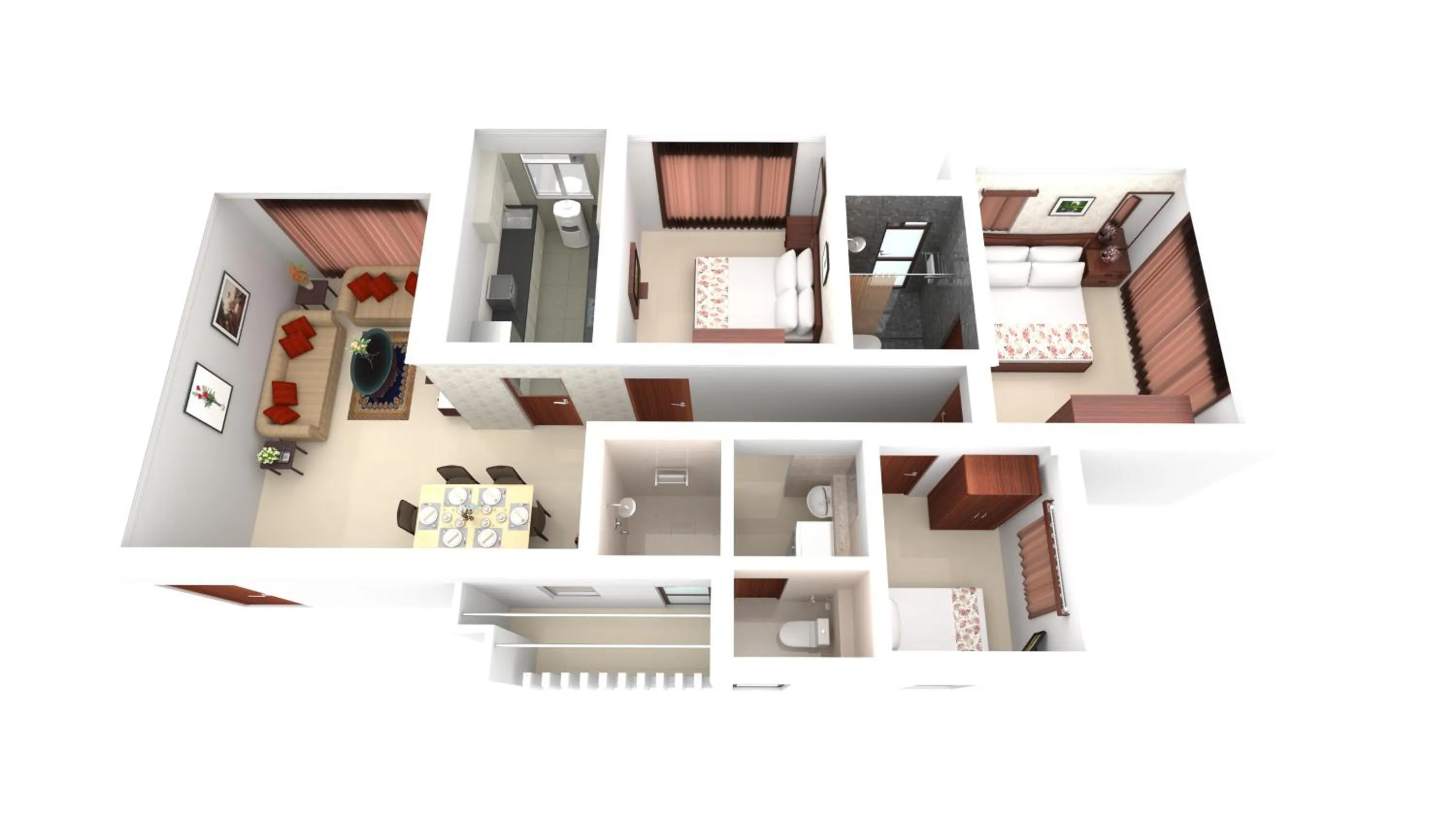 Floor plan in Lalco Residency