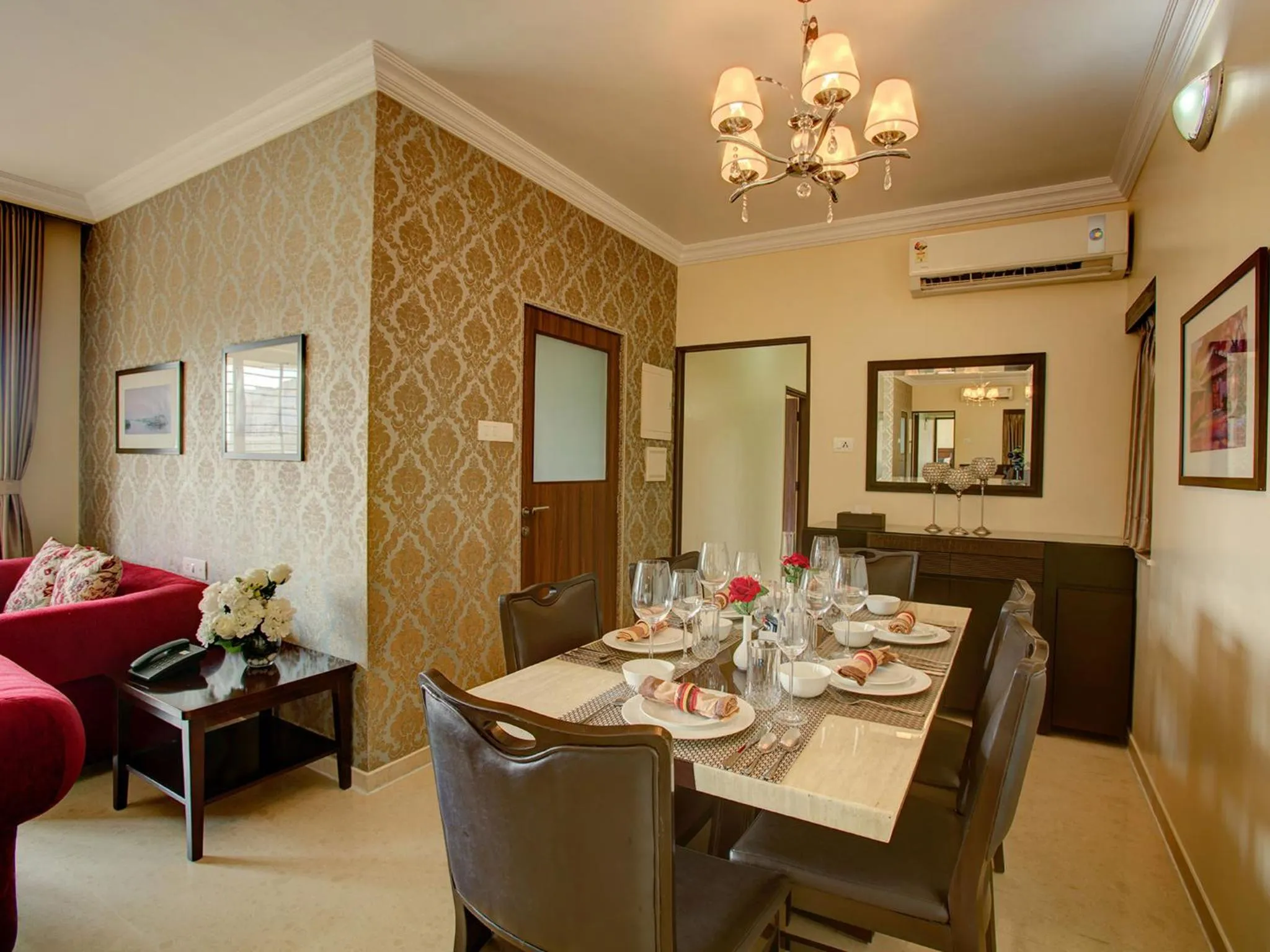 Living room in Lalco Residency