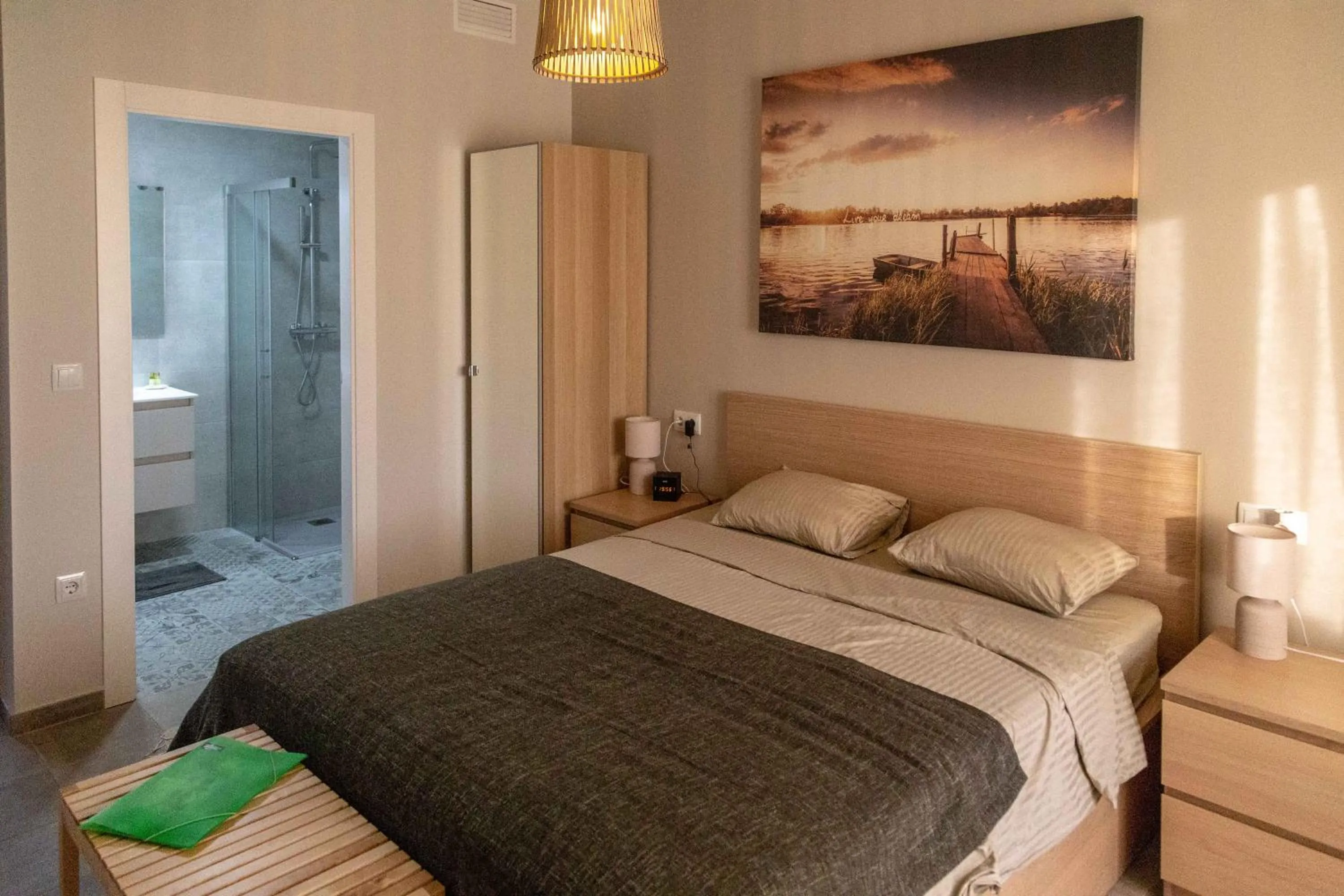 Bed in Finca Tres Molinos B&B