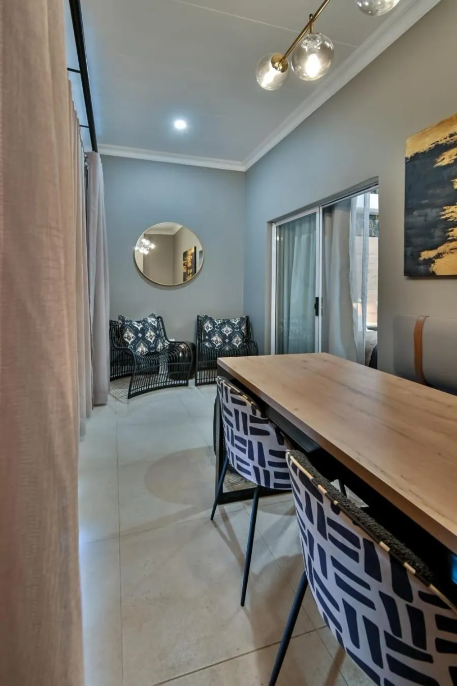 Seating area in Summer PALACE Guesthouse