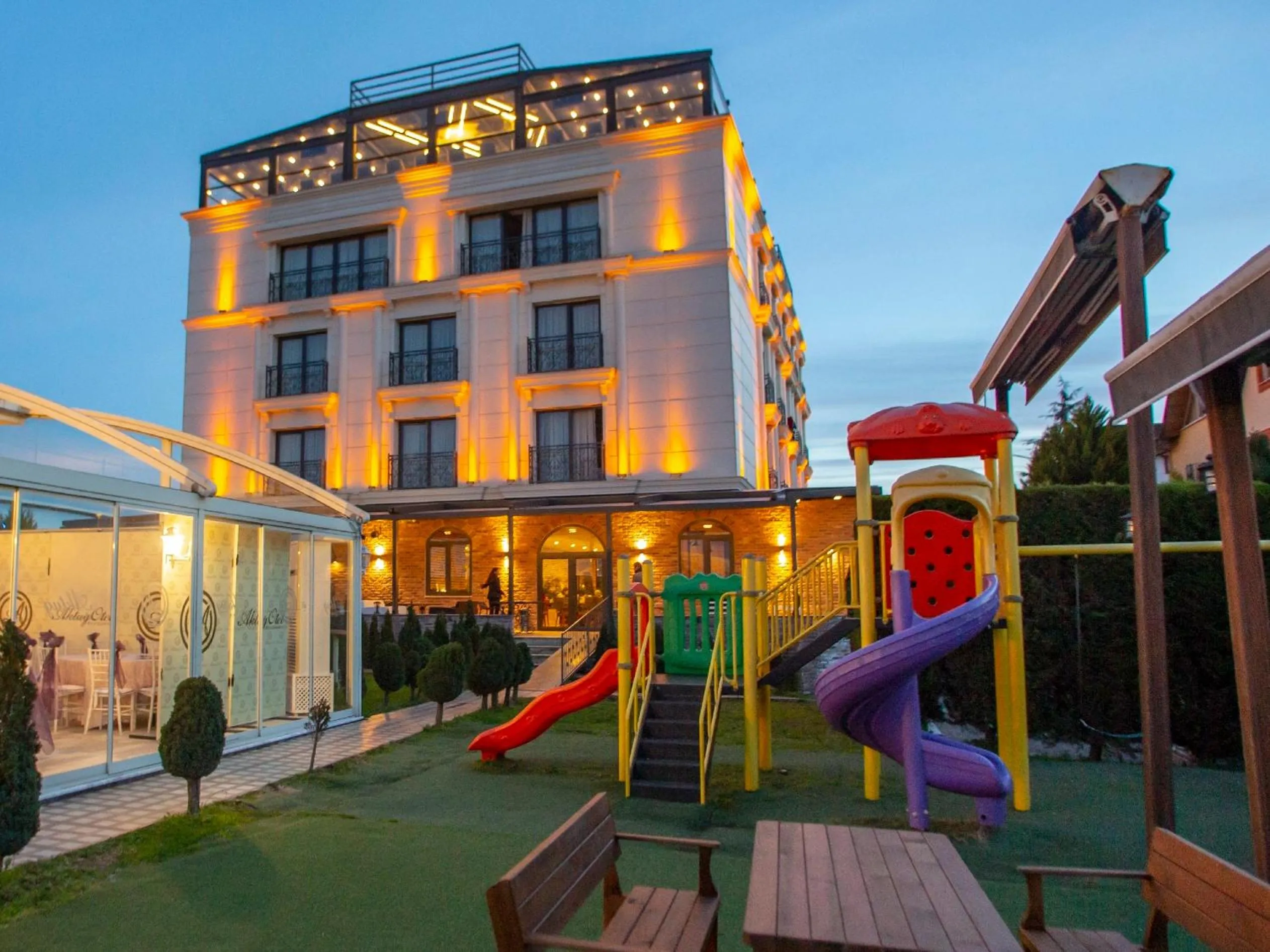 Children play ground in Aktug Elegance Hotel