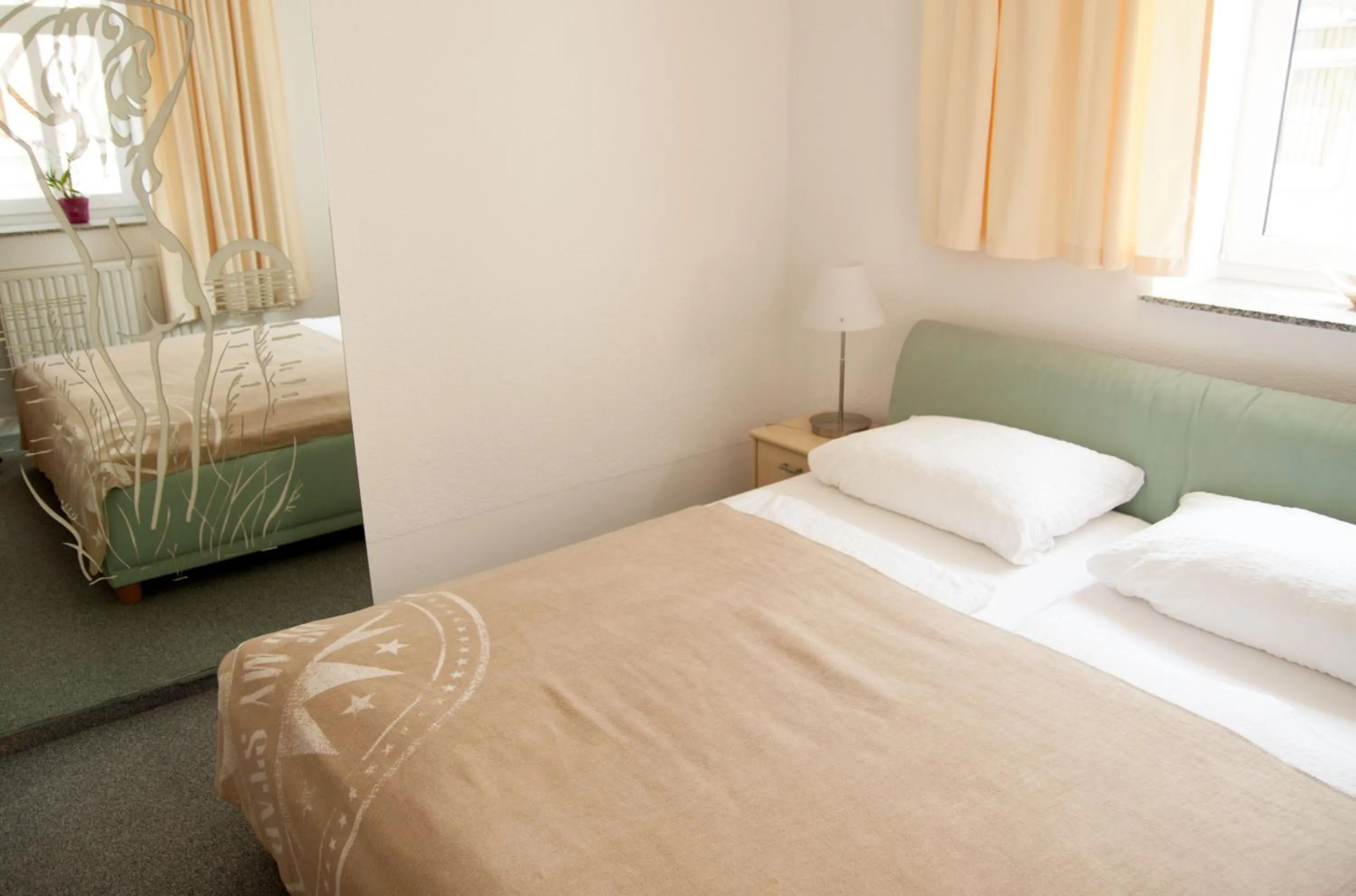 Bed in Apartment Dresden Neustadt