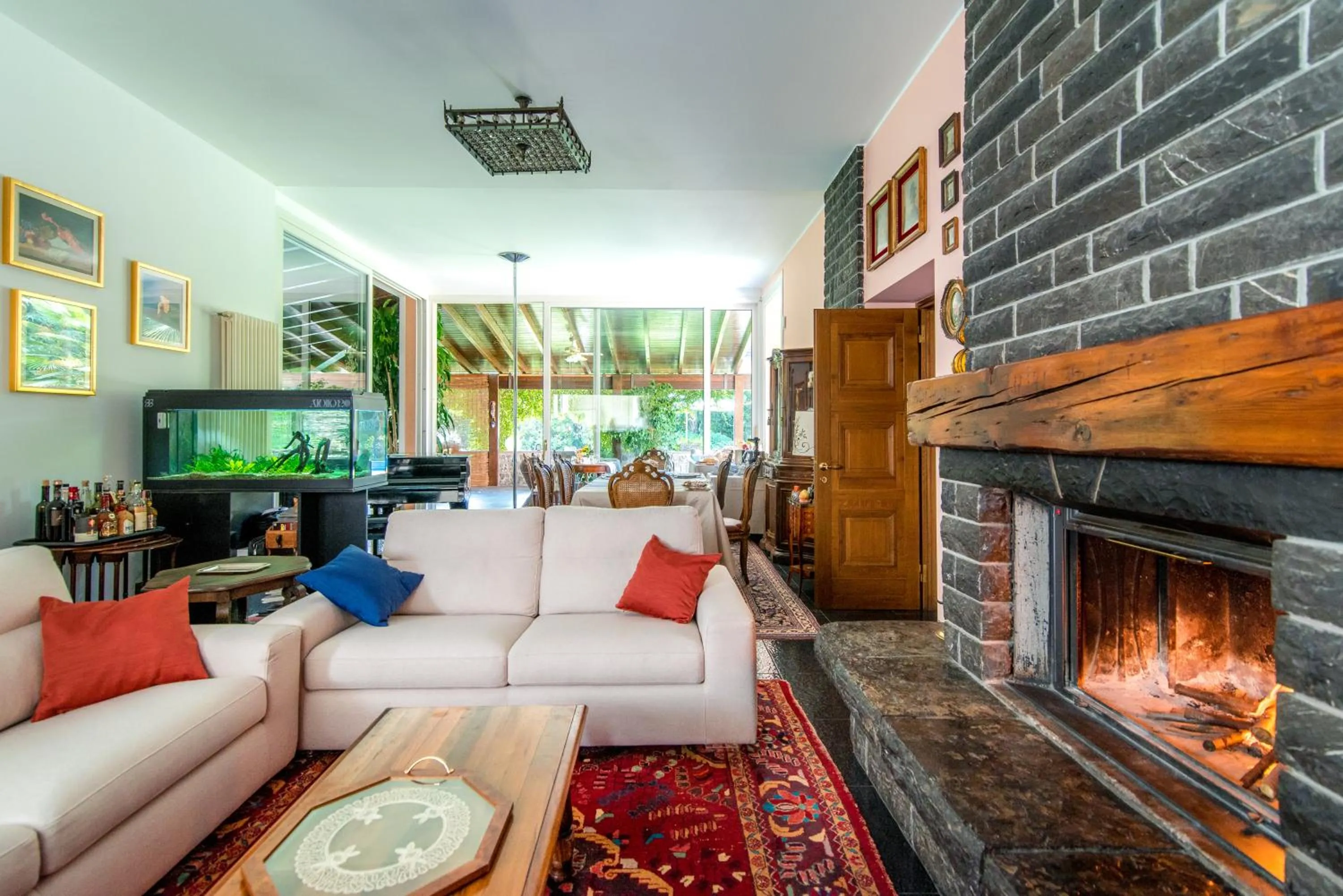 Communal lounge/ TV room in B&B 3 TIGLI