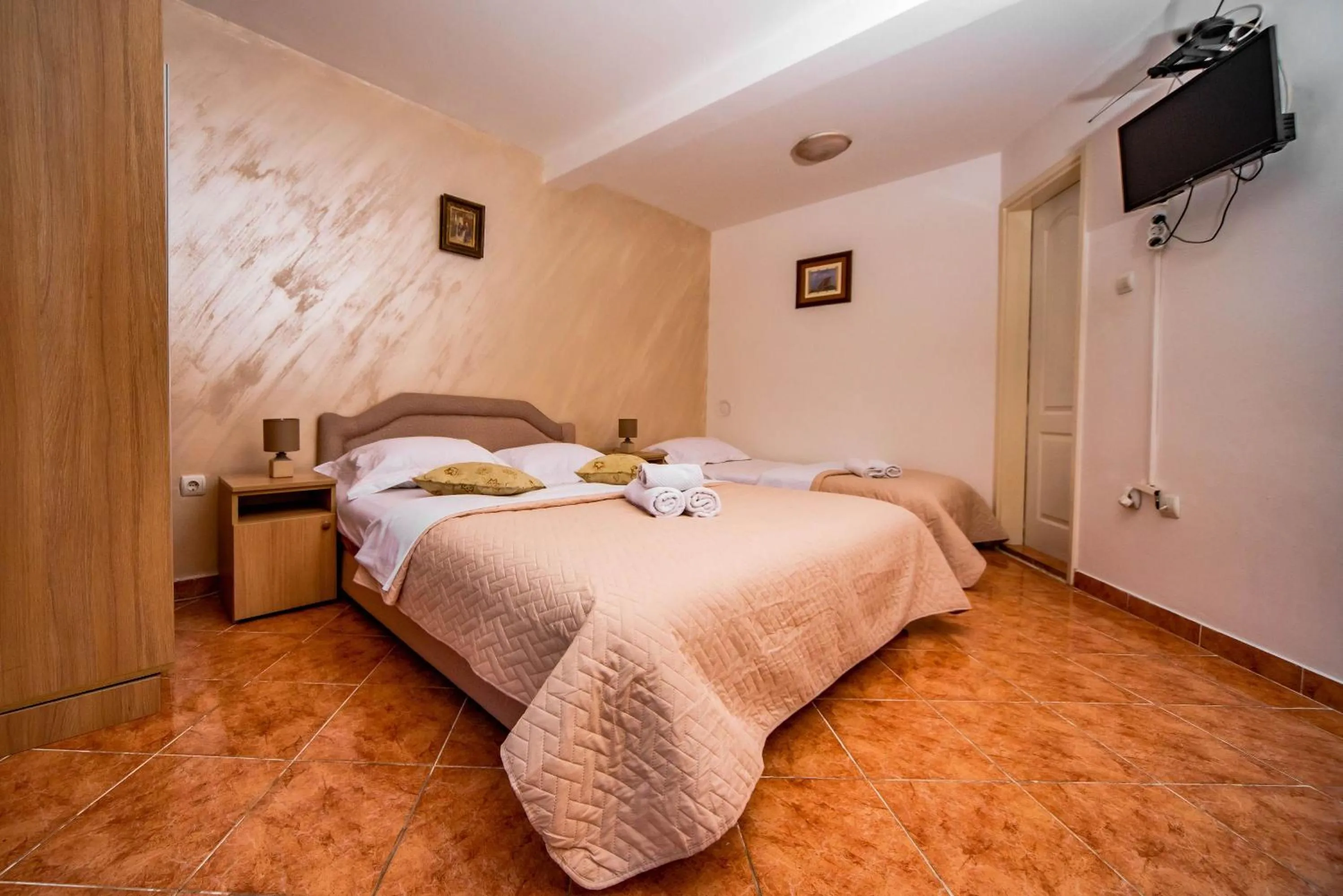 Bedroom, Bed in Apartments Marković