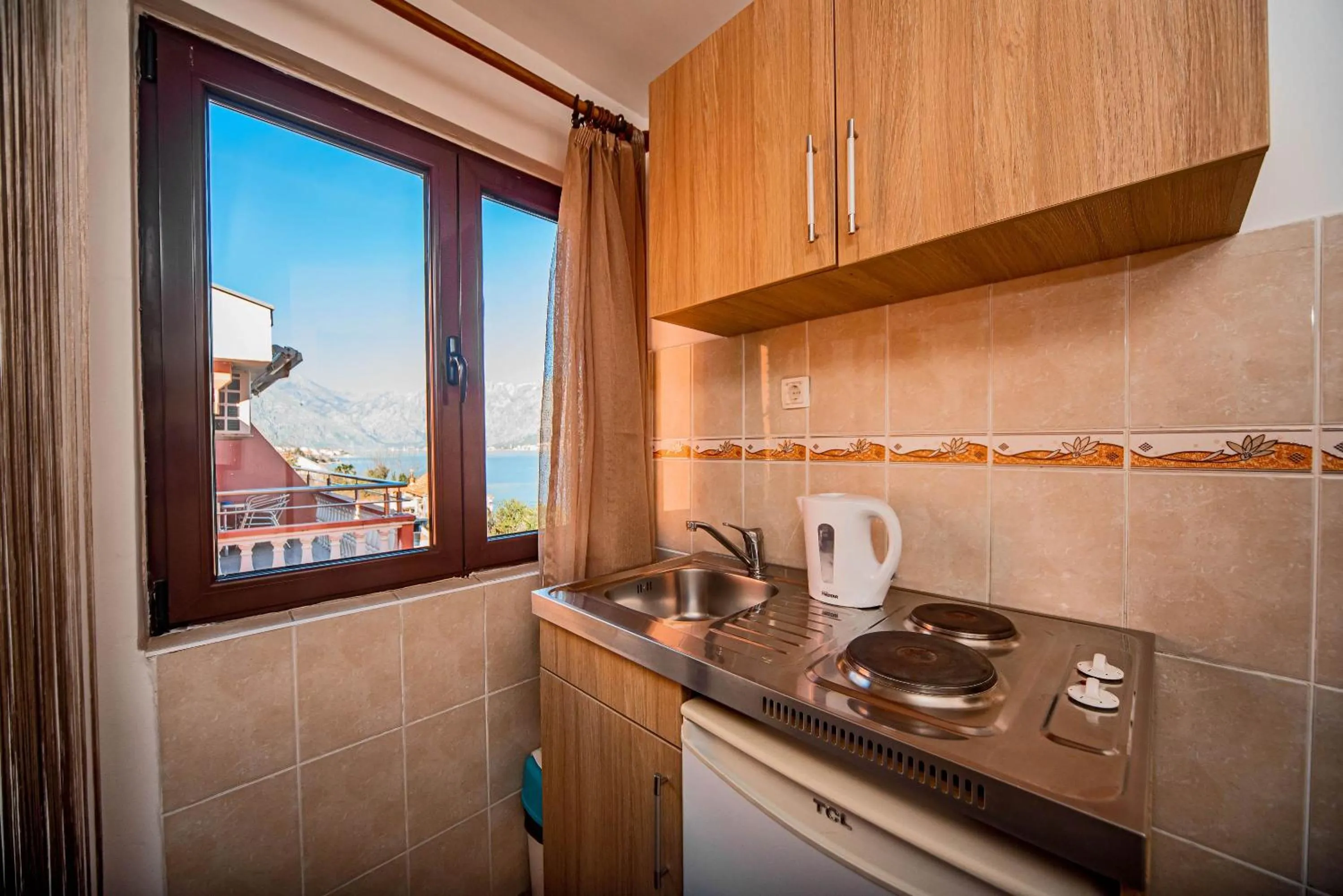 Kitchen or kitchenette in Apartments Marković