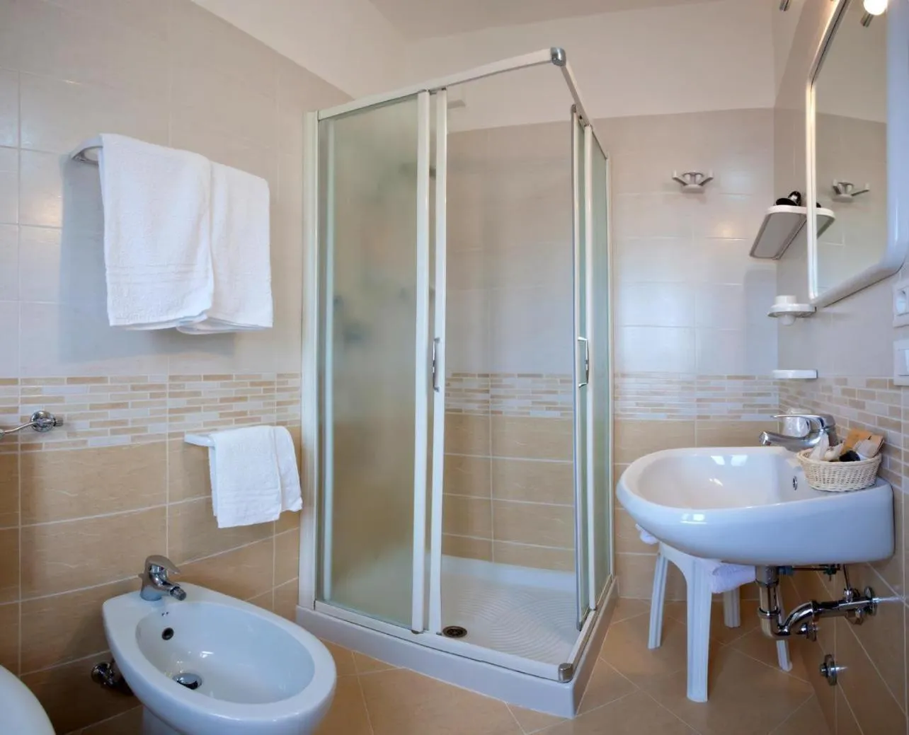 Bathroom in Hotel Fabris