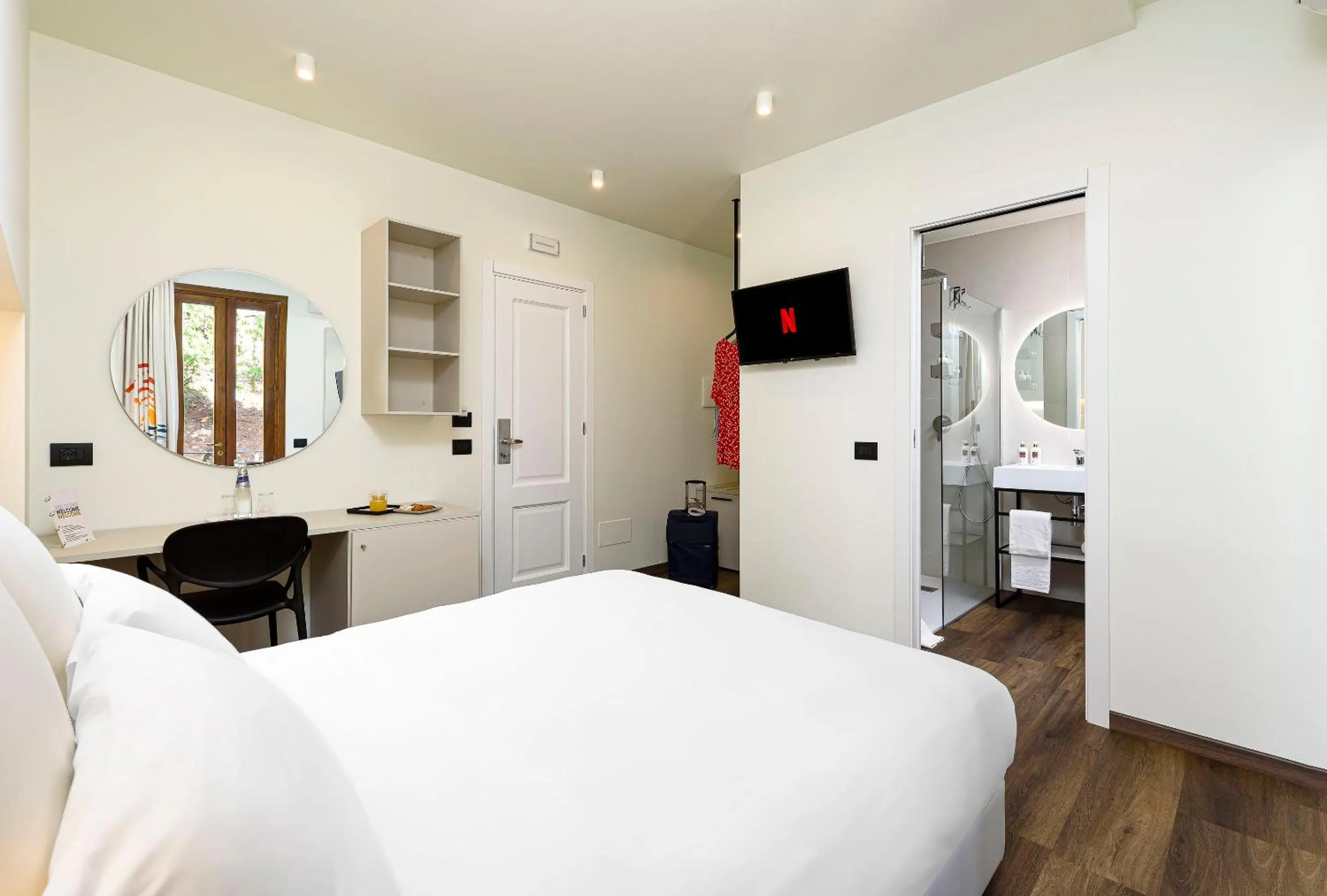 Bedroom, Bed in Albergo Auralba