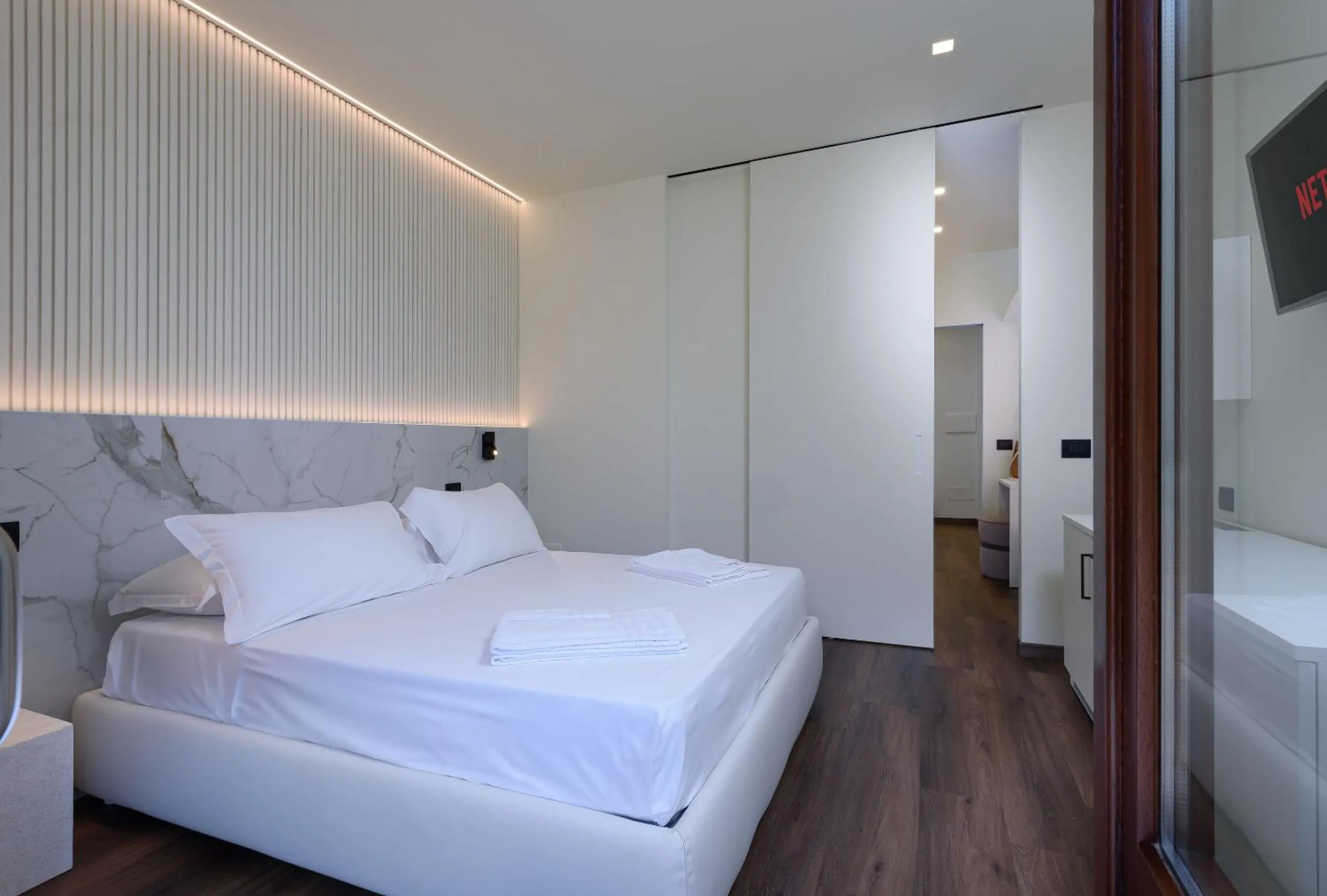 Bedroom, Bed in Albergo Auralba