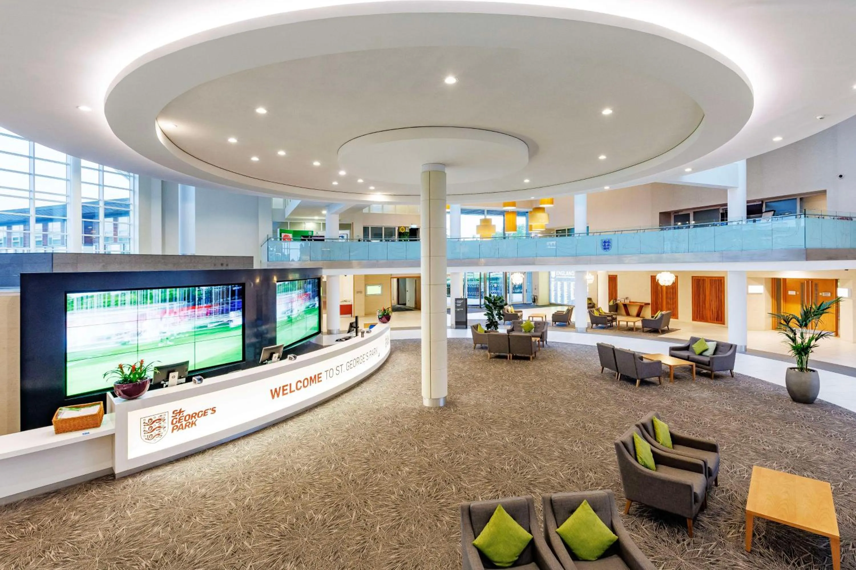 Lobby or reception in Hilton at St George's Park