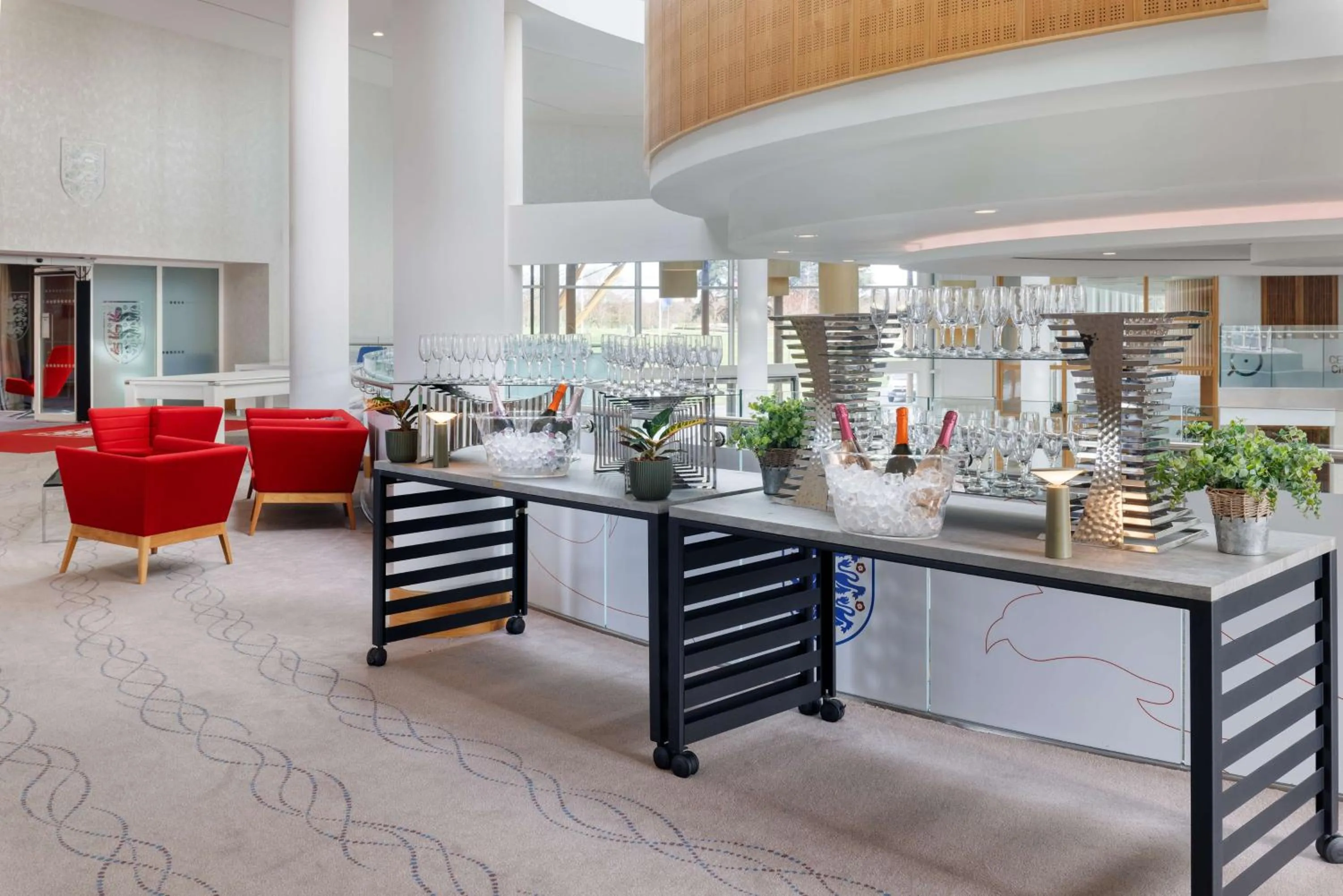 Lobby or reception in Hilton at St George's Park