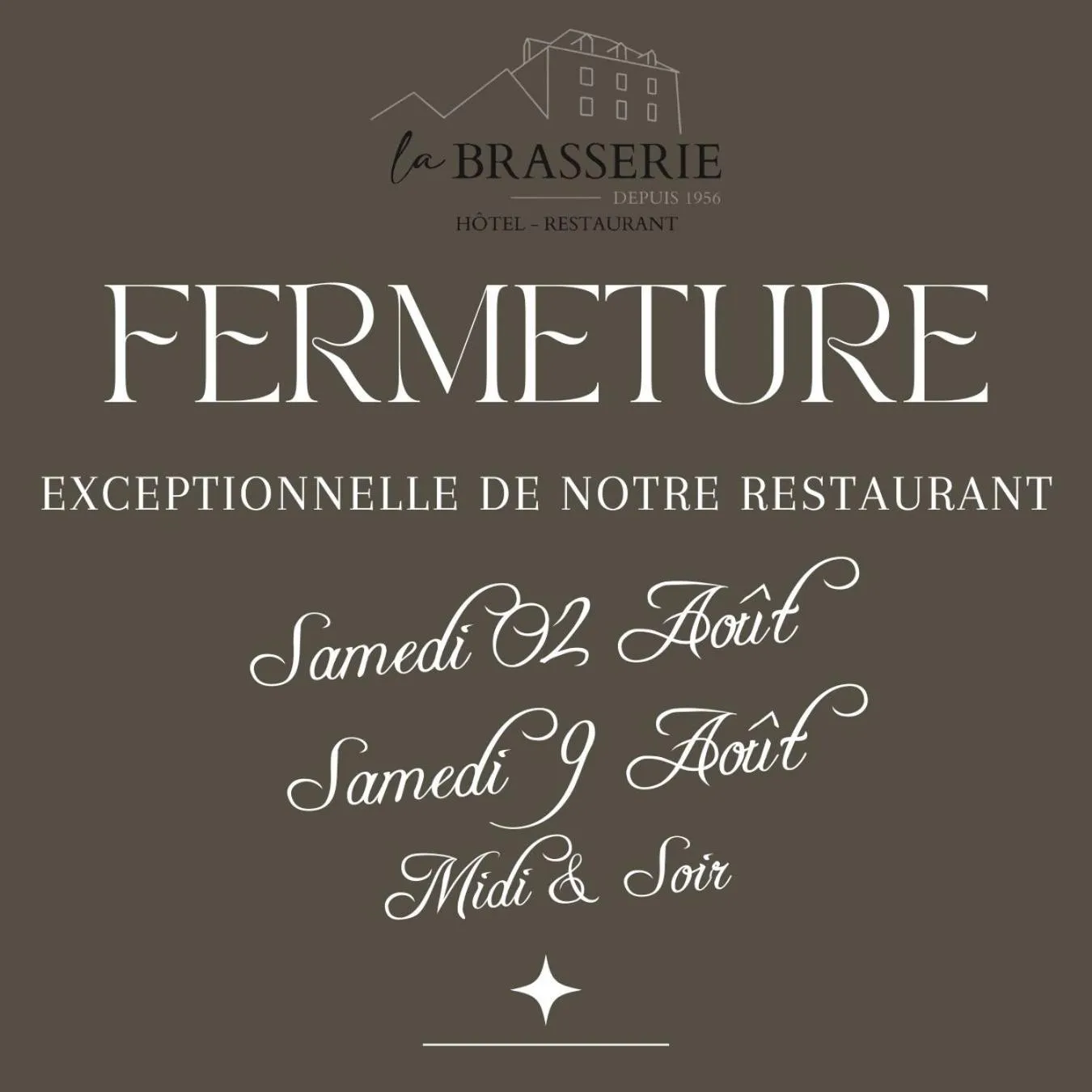 Restaurant/places to eat in Logis Hôtel Restaurant La Brasserie