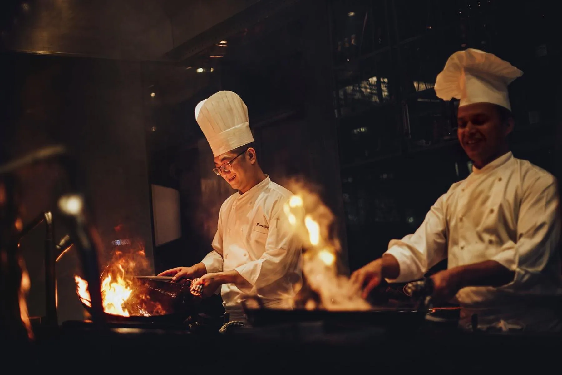 kitchen in Grand Hyatt Mumbai Hotel and Residences