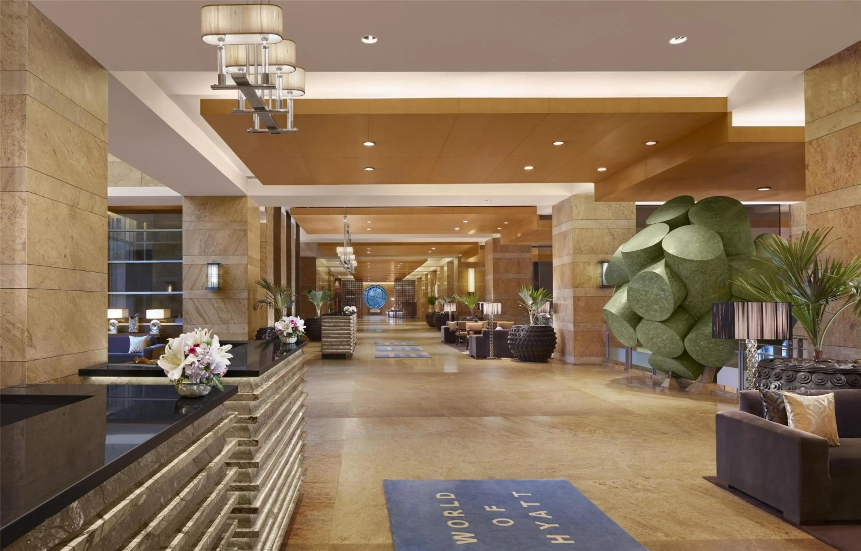 Lobby or reception in Grand Hyatt Mumbai Hotel and Residences