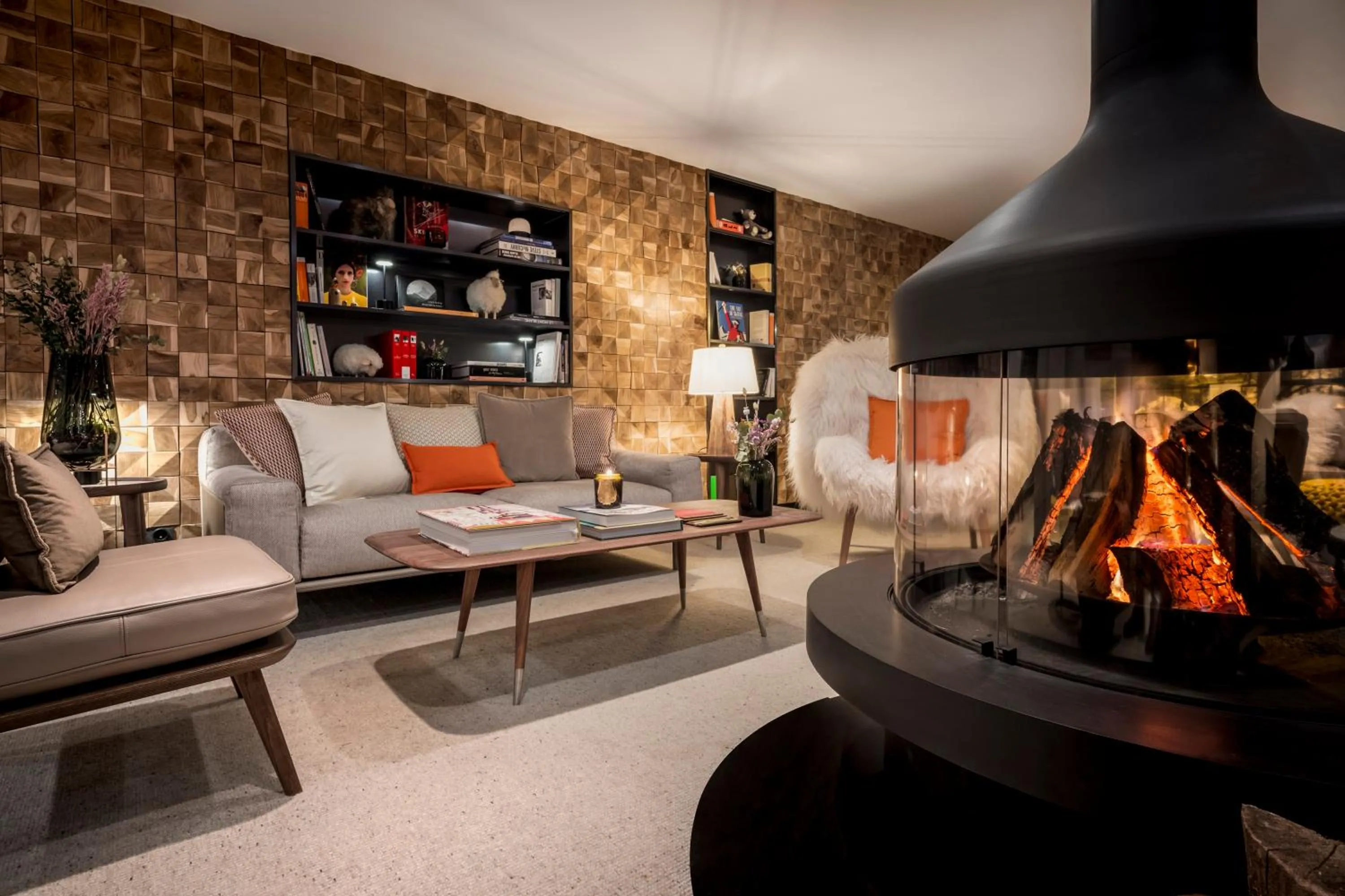 Living room in Coeur de Megève