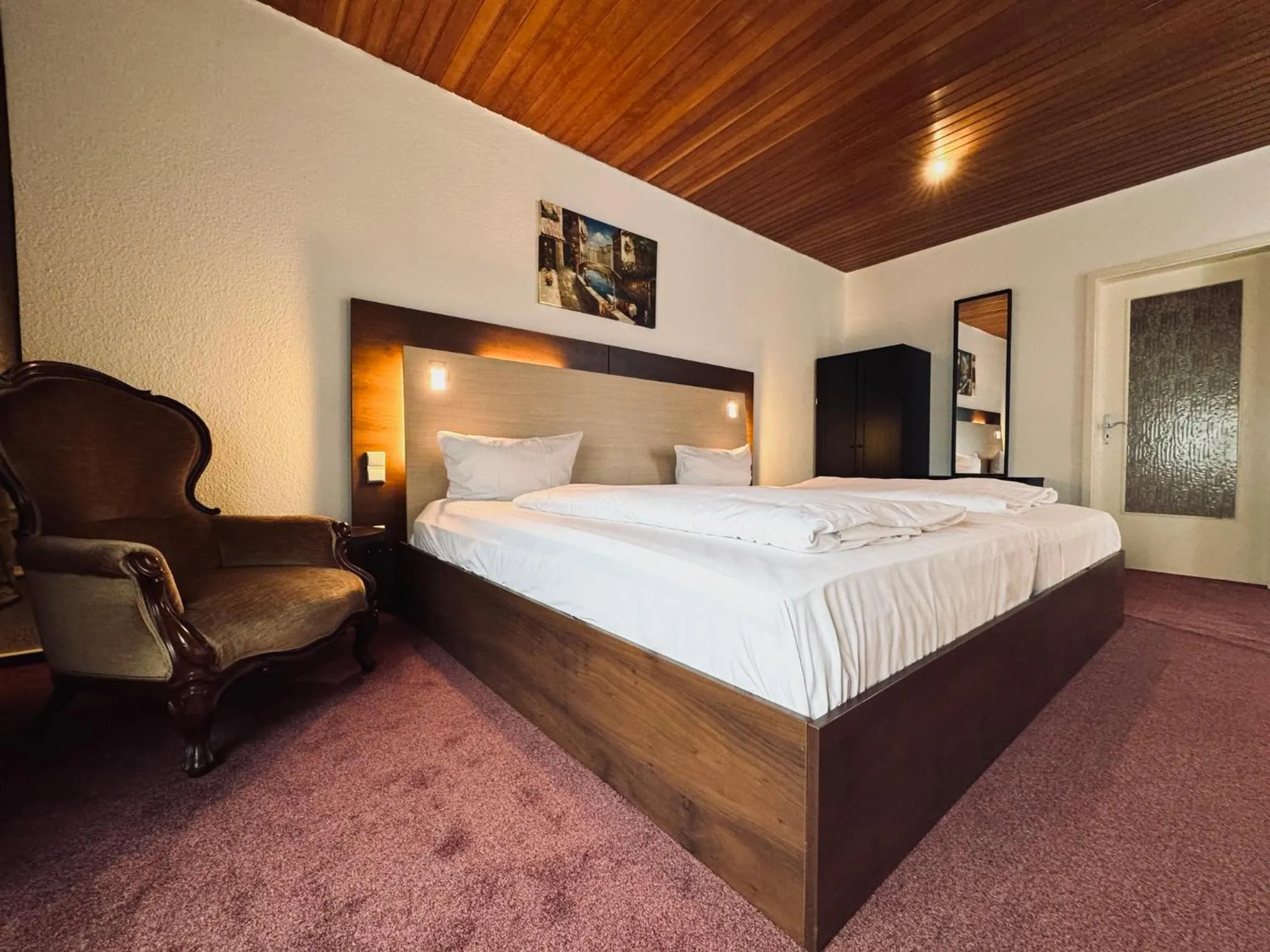 Bed in Hotel Wissers Fehmarn