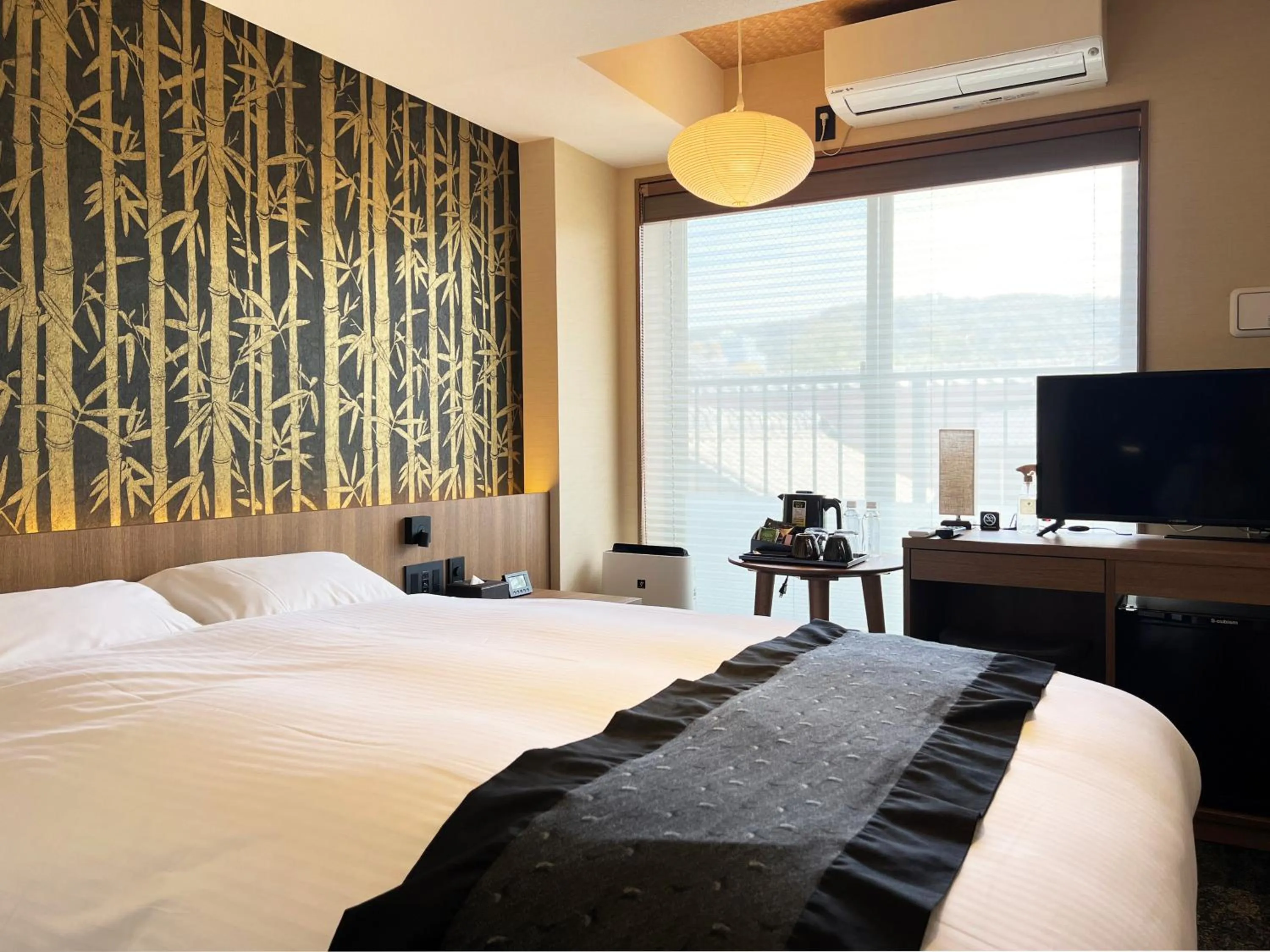 Photo of the whole room, Bed in Rinn Gion Kenninji