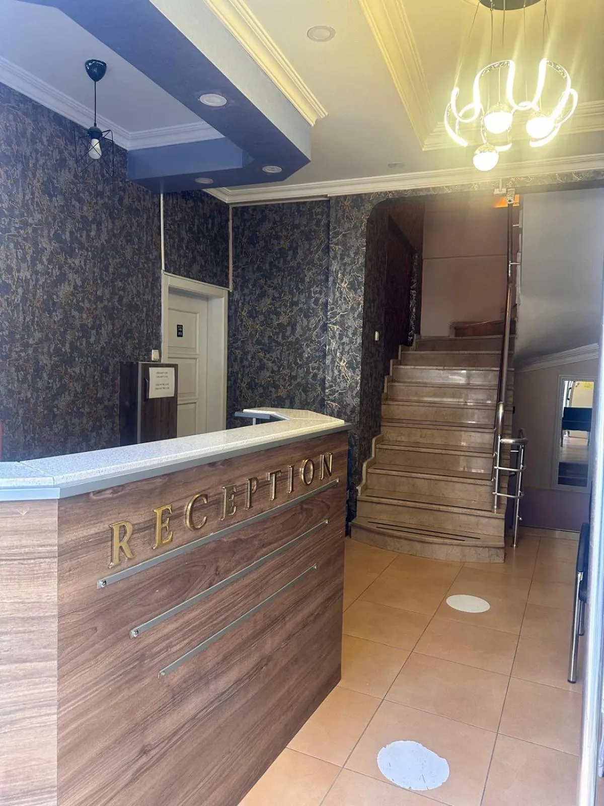 Lobby or reception in Asya Hotel