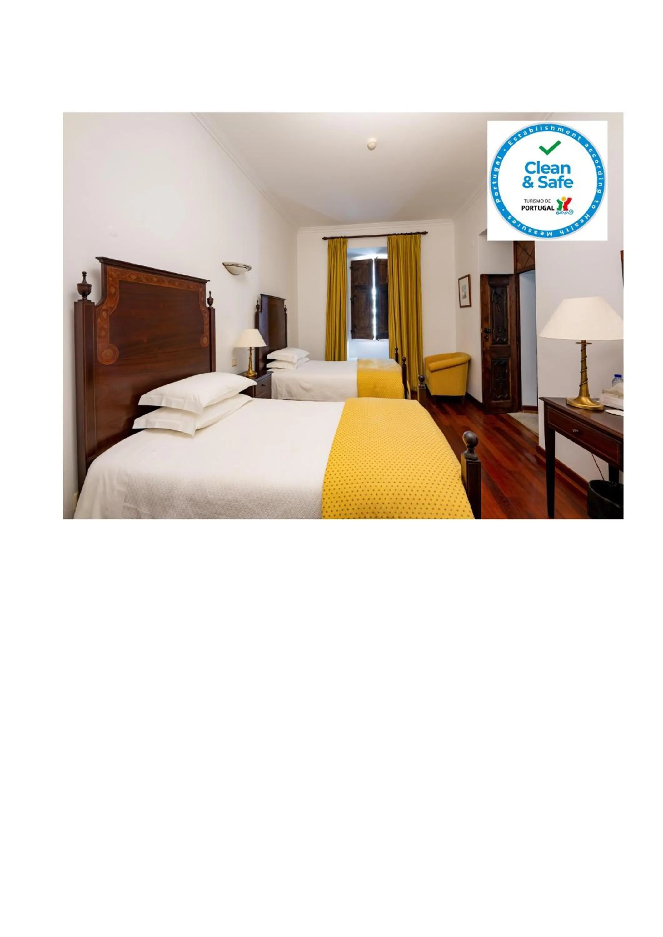 Bed in Casa Amarela TH & National Monument