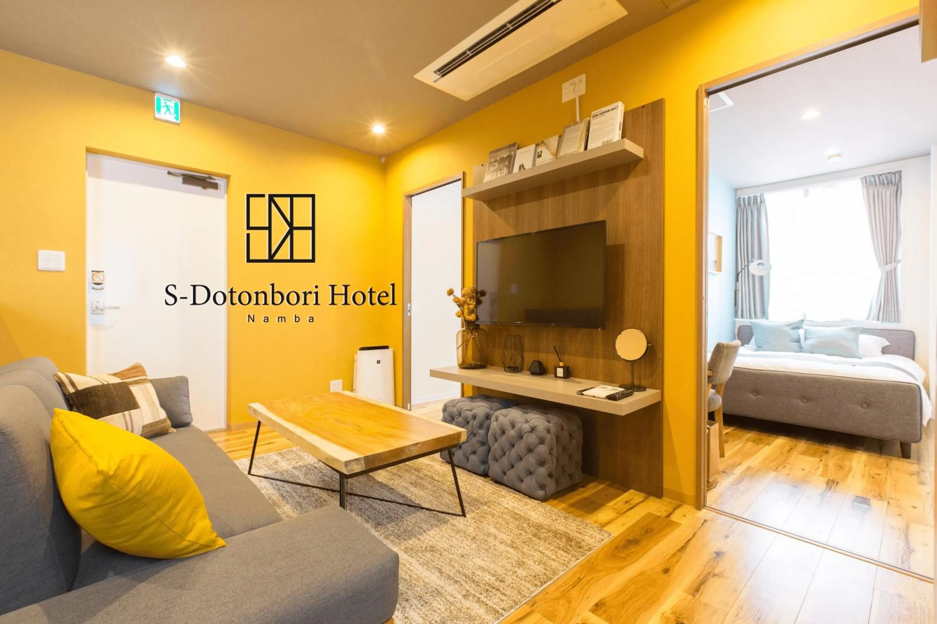 TV and multimedia, Bed in S-Dotonbori Hotel Namba - Self Check-In Only