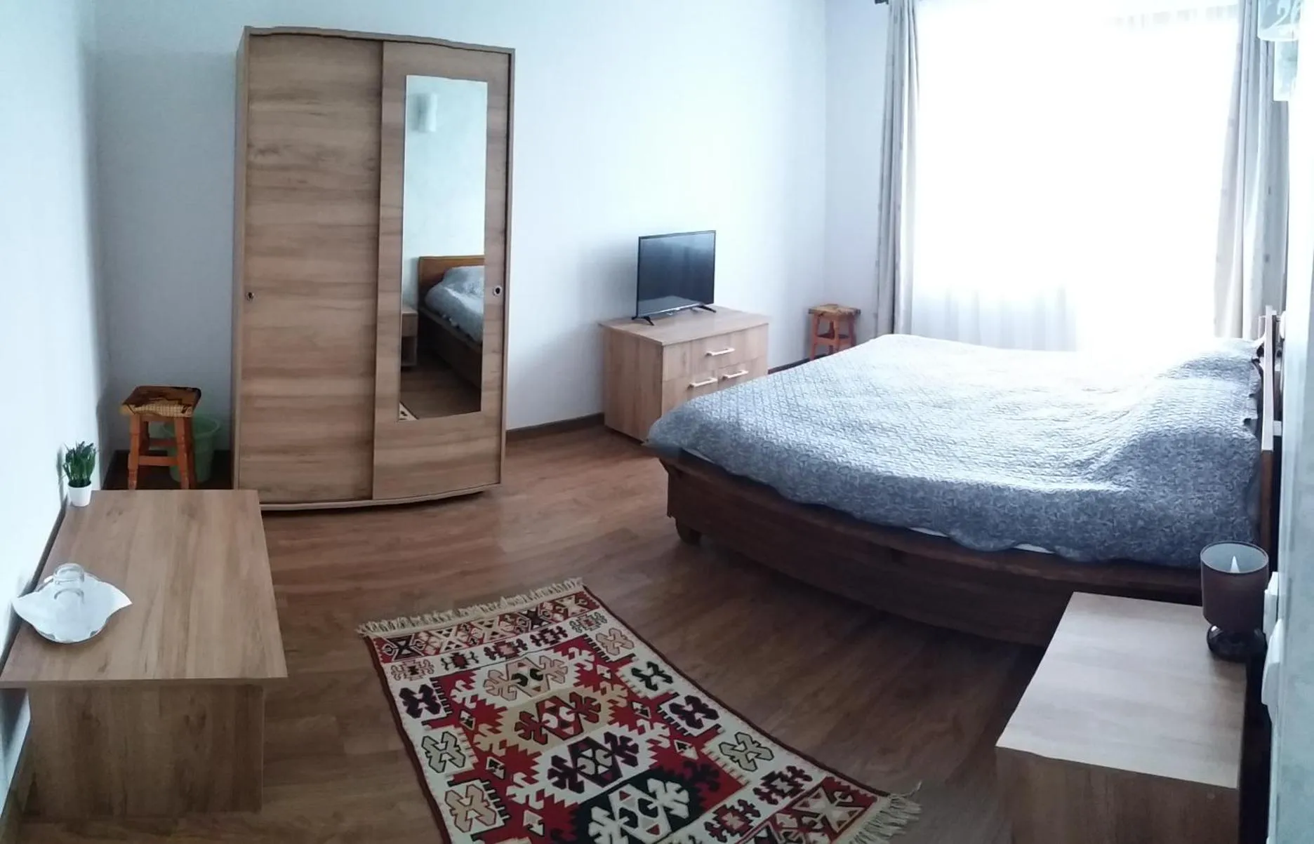 Bed in Agropensiunea Maris