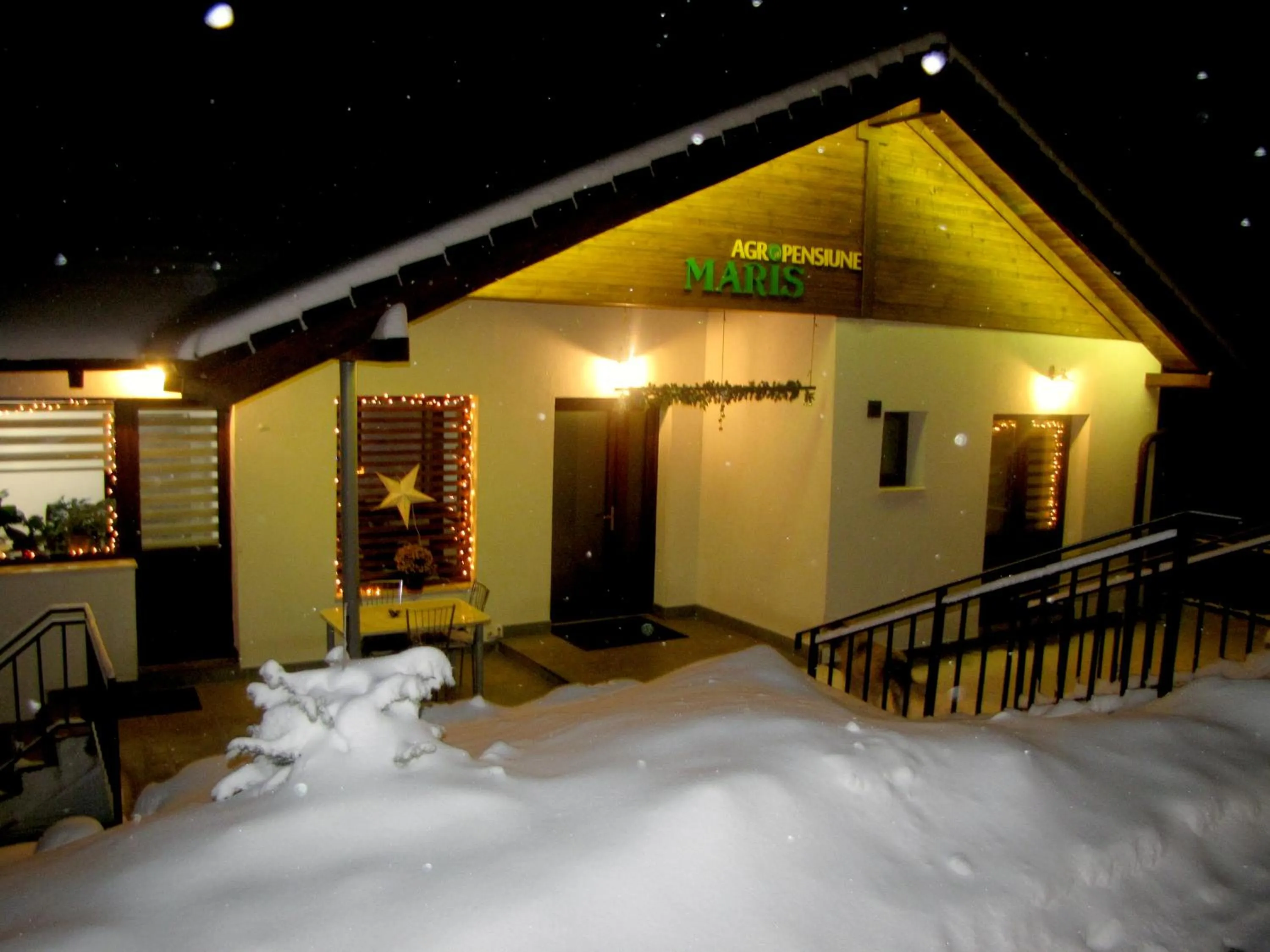 Patio in Agropensiunea Maris