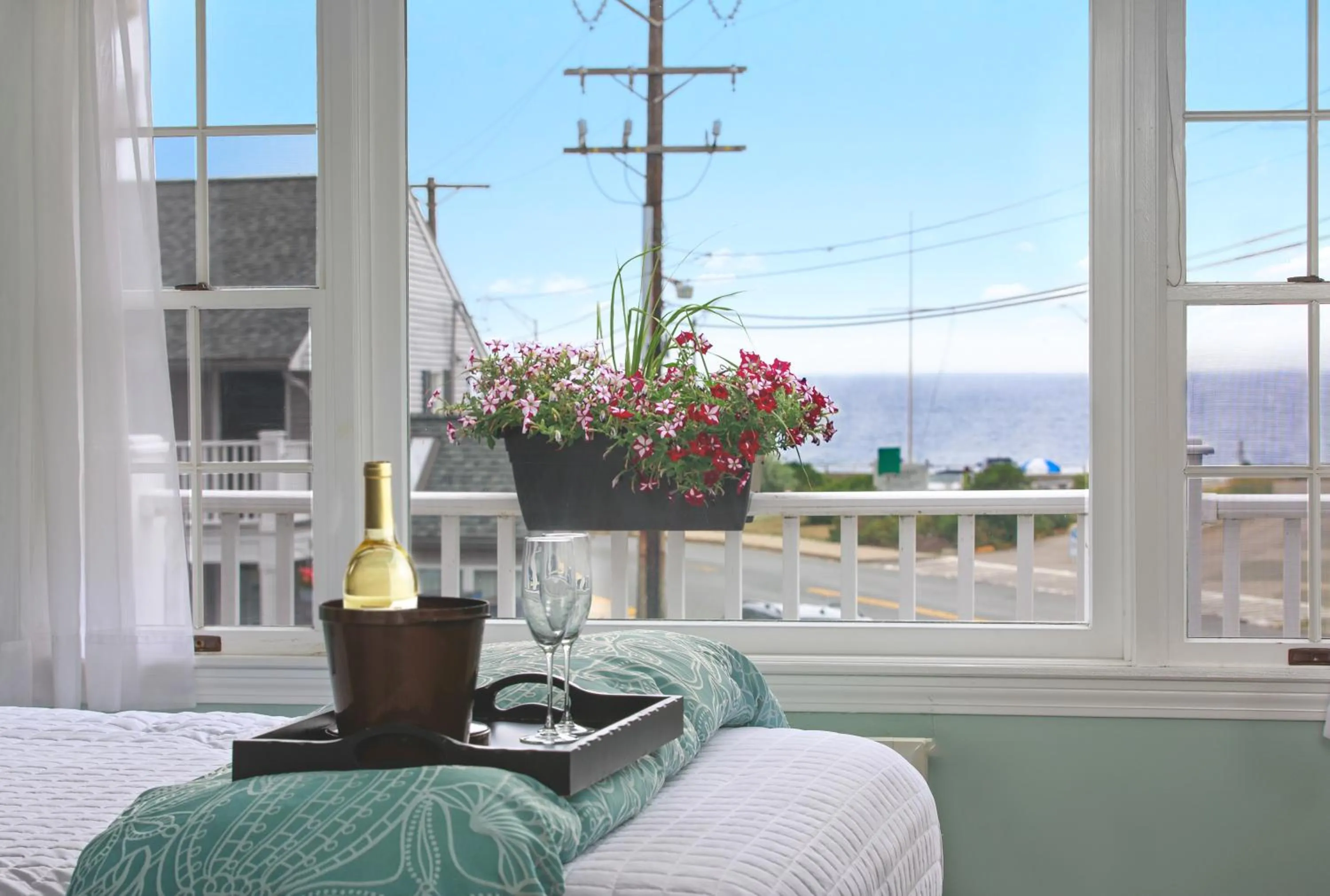 Bed in Nantasket Beach Hotel