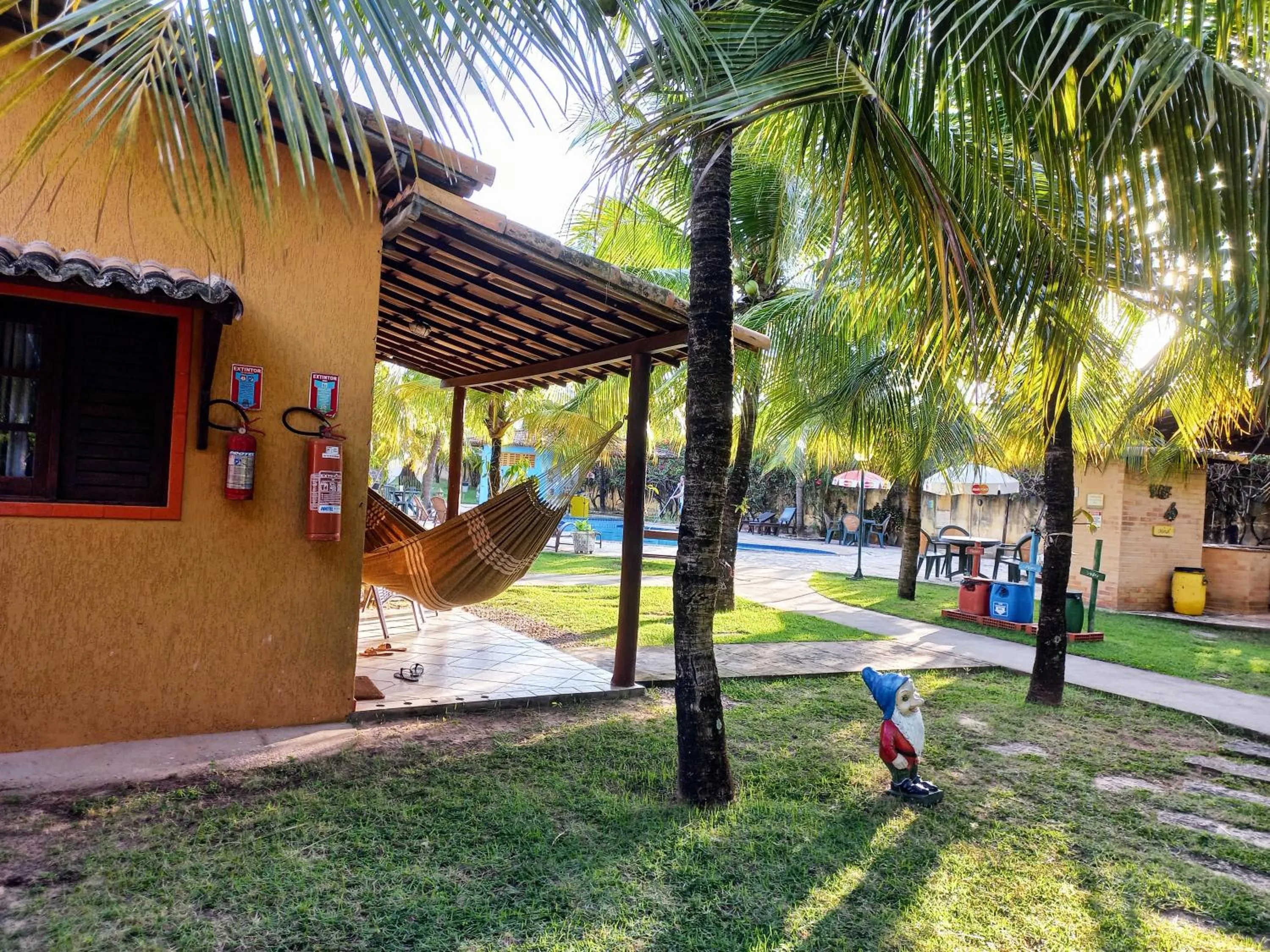 Garden view in Hotel Enseada Maracajaú