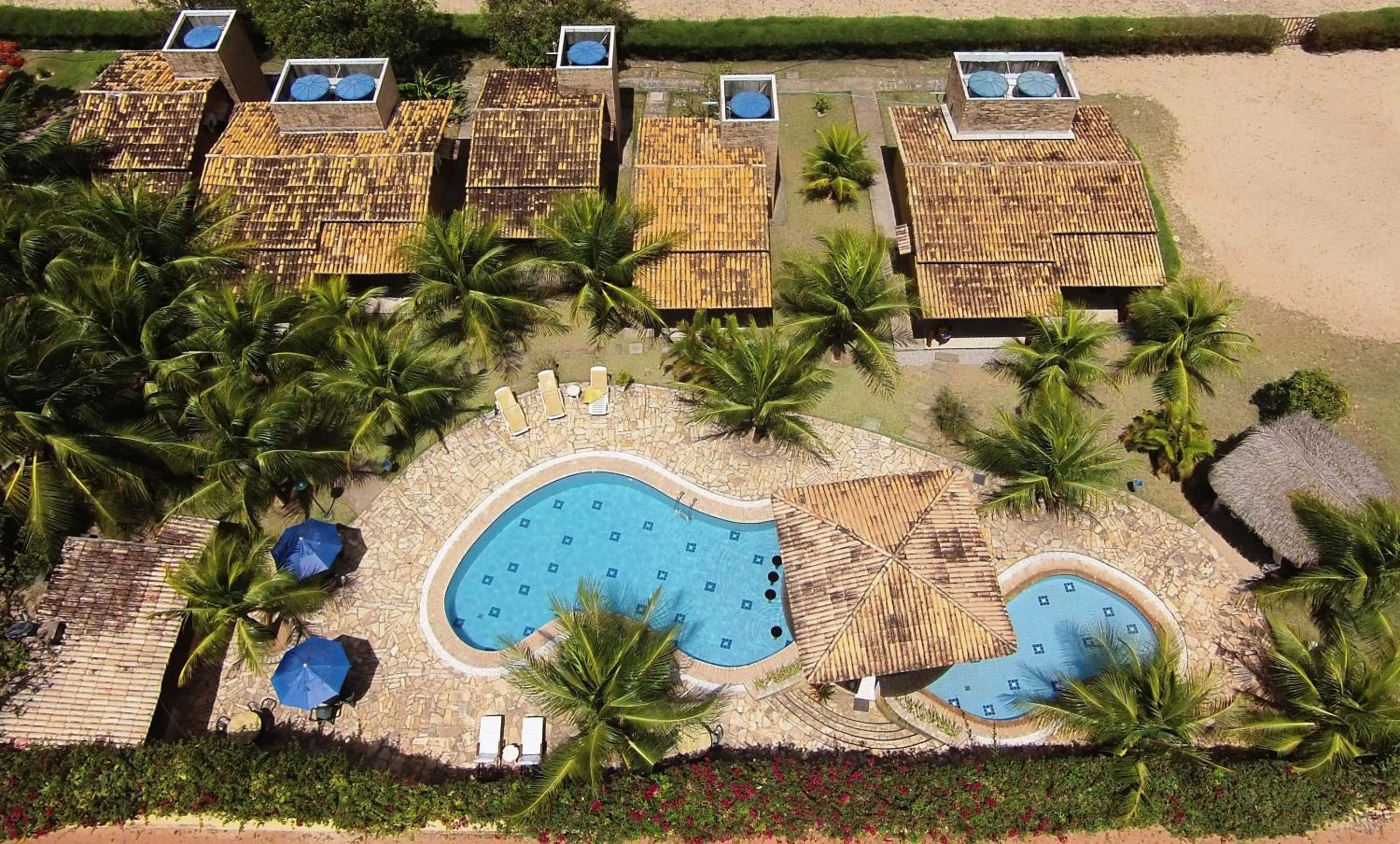 Bird's eye view in Hotel Enseada Maracajaú
