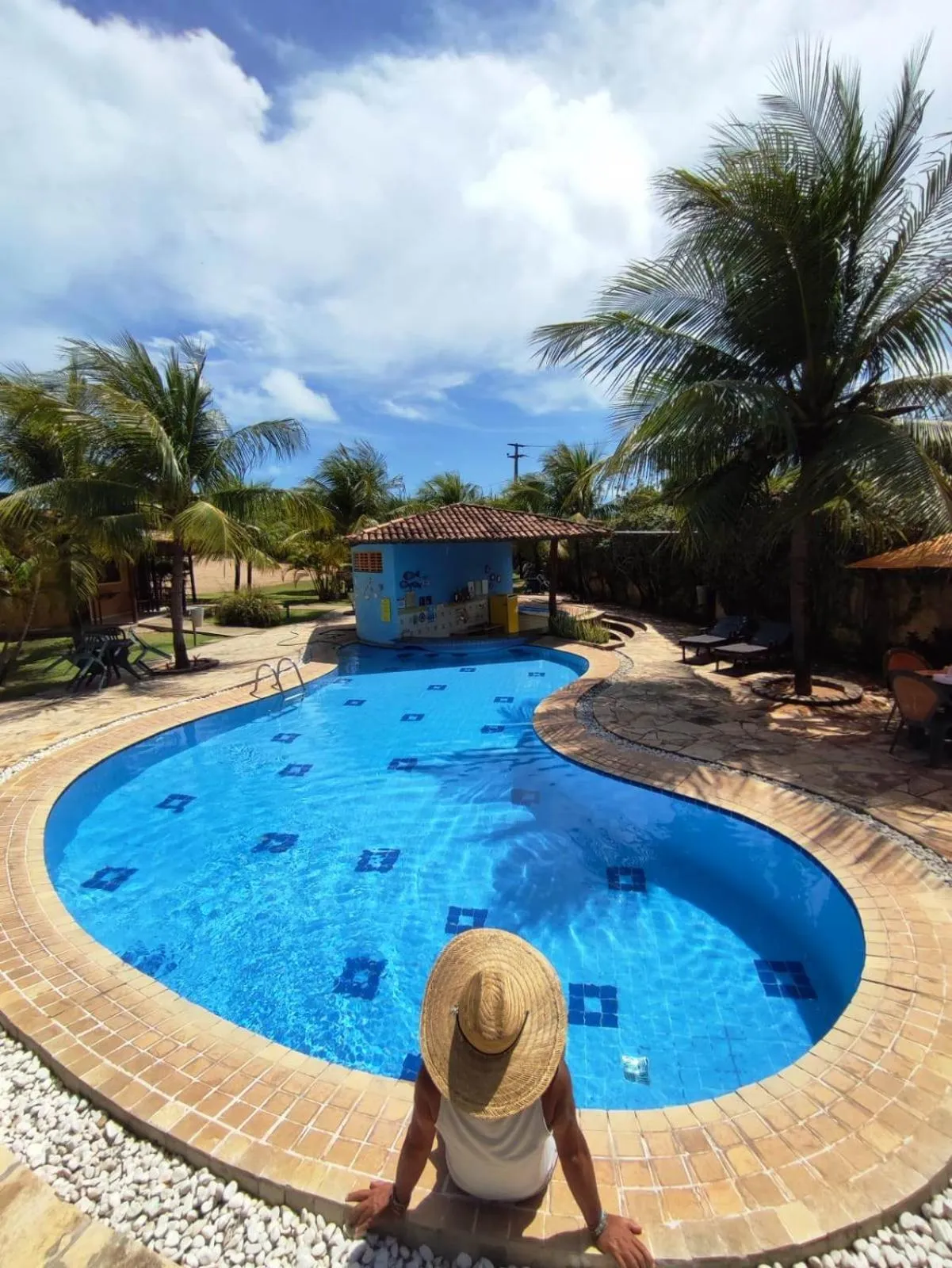 Swimming pool in Hotel Enseada Maracajaú