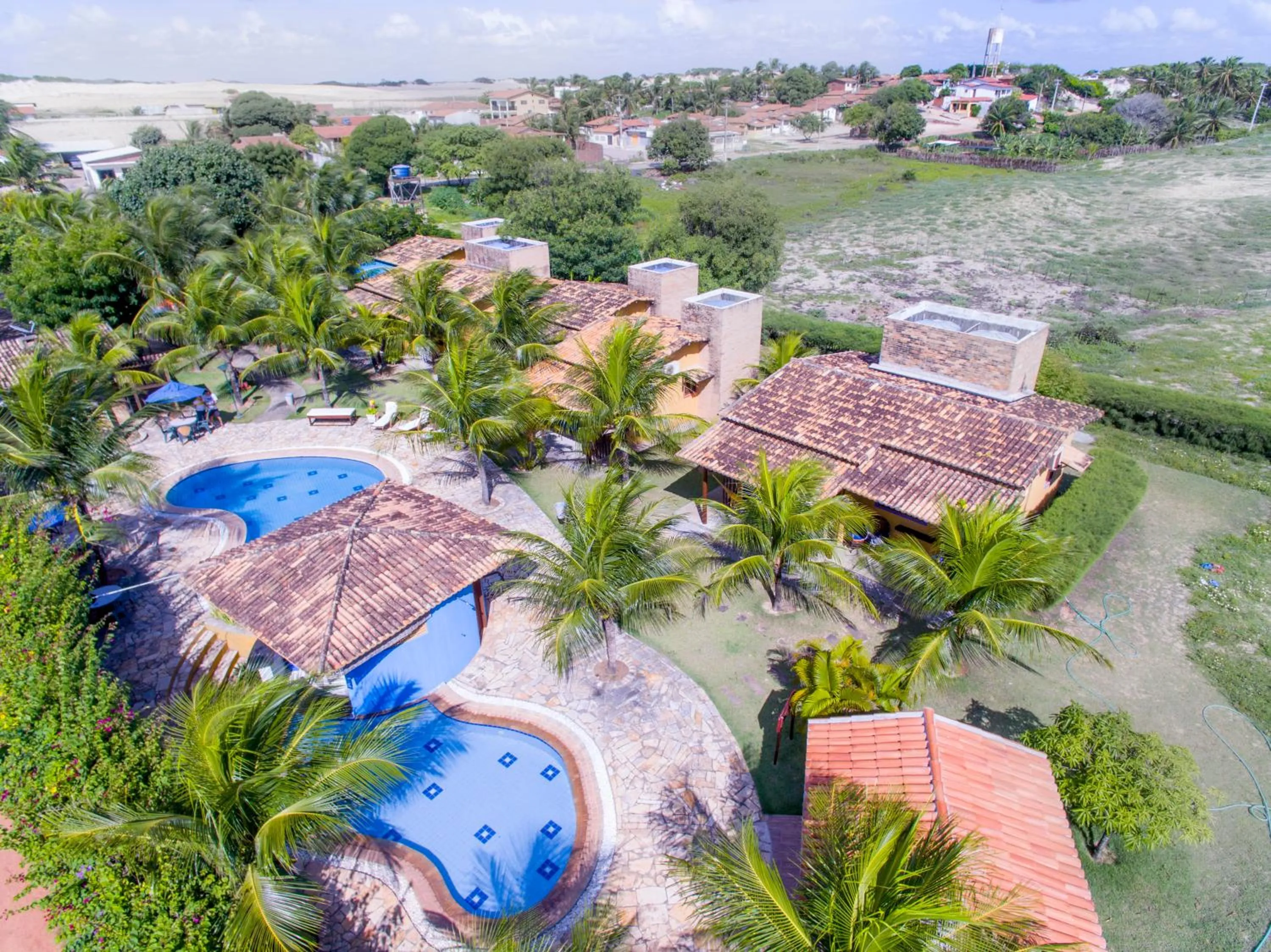 Bird's eye view in Hotel Enseada Maracajaú