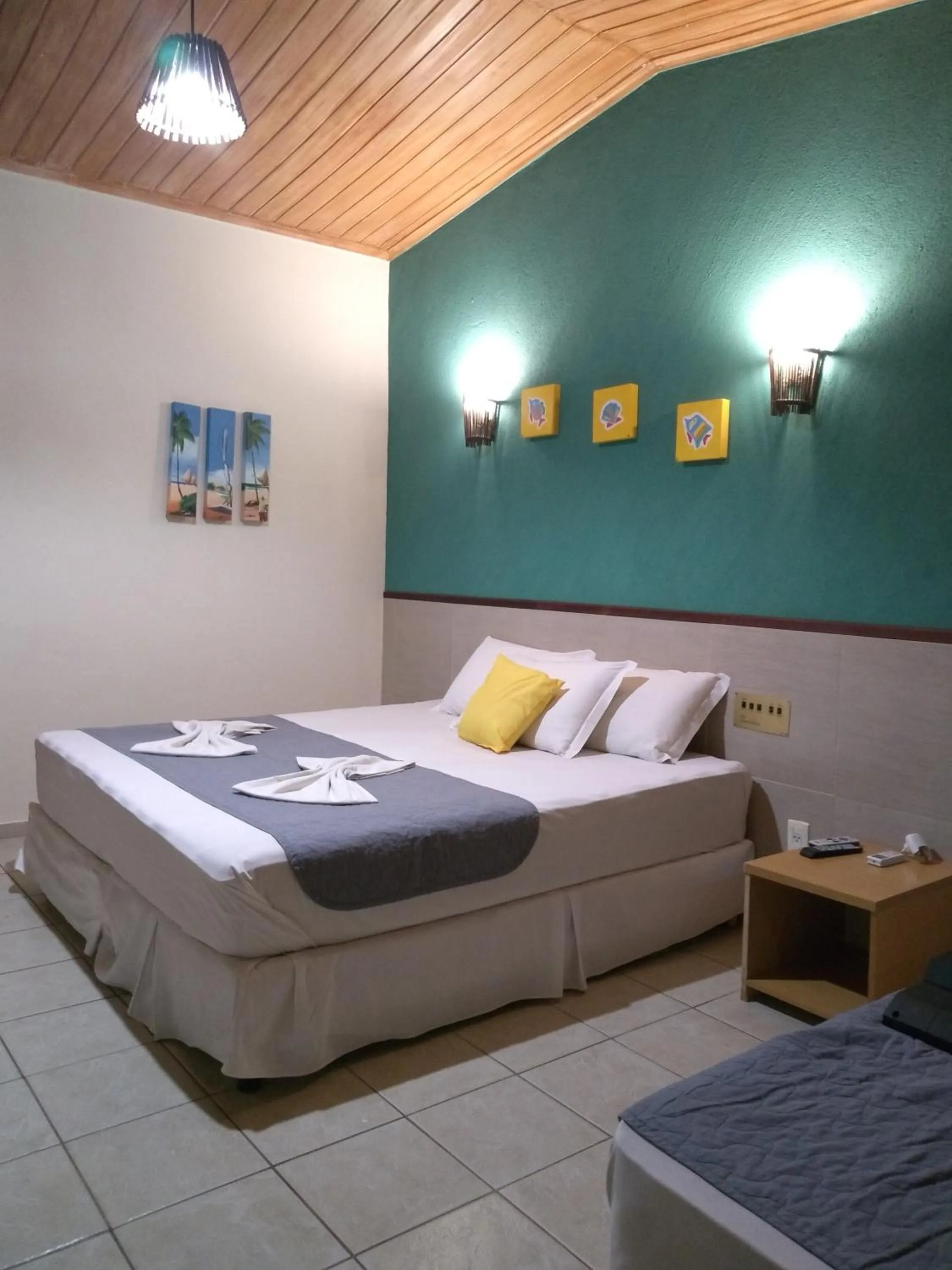 Bedroom, Bed in Hotel Enseada Maracajaú