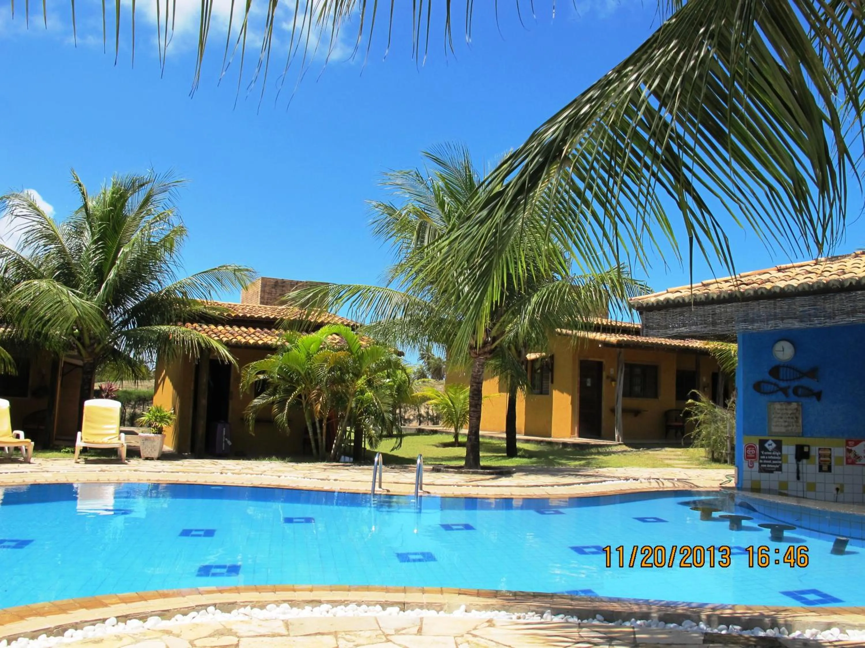 Swimming pool in Hotel Enseada Maracajaú