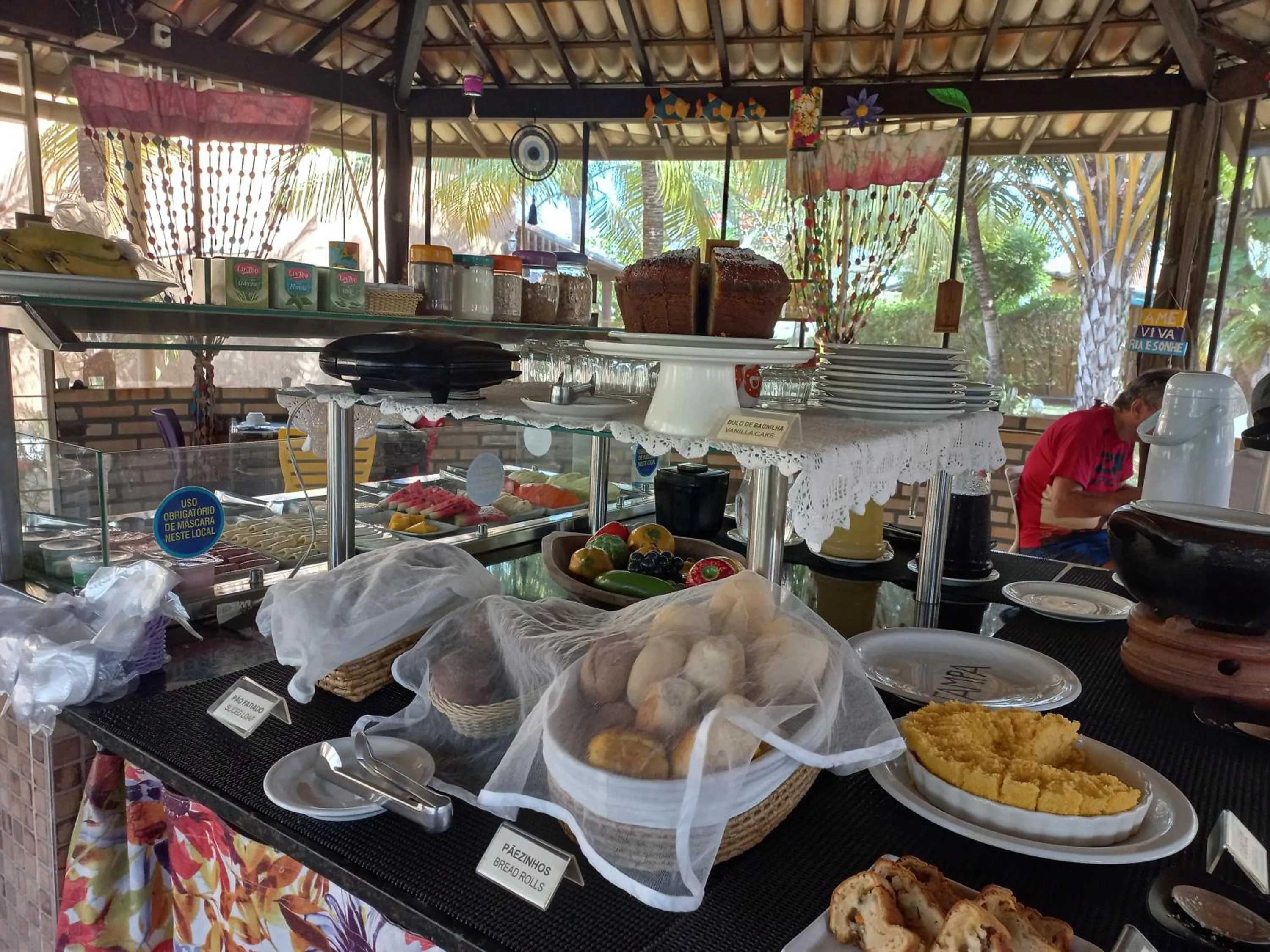 Breakfast in Hotel Enseada Maracajaú