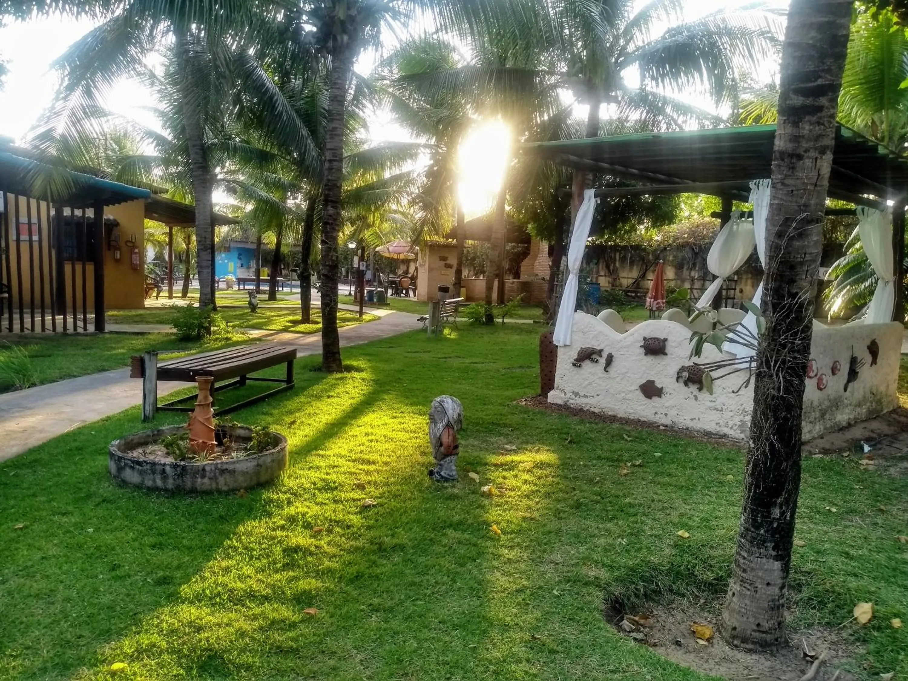 Garden in Hotel Enseada Maracajaú