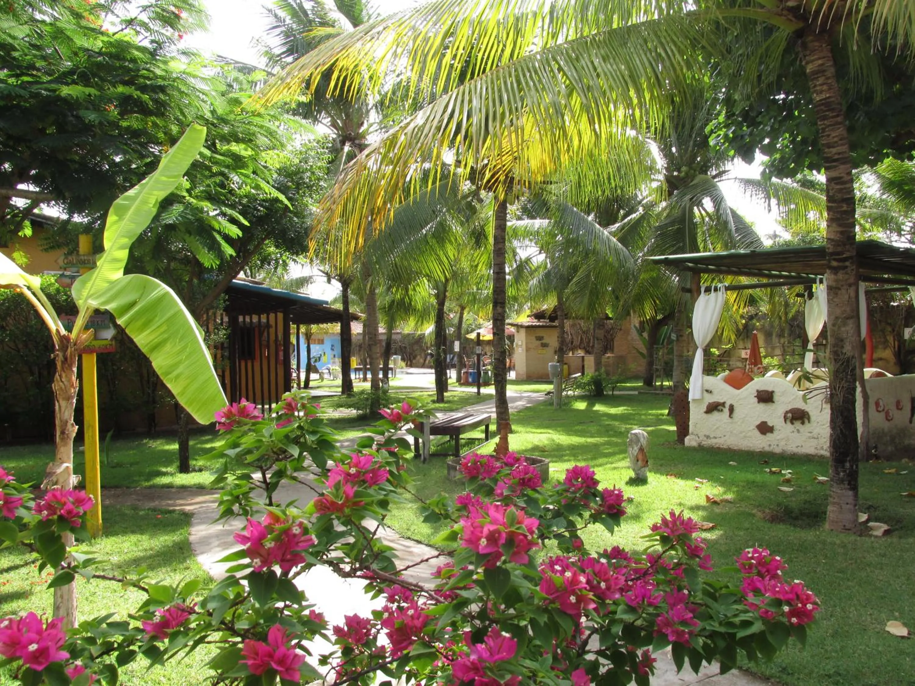 Garden in Hotel Enseada Maracajaú