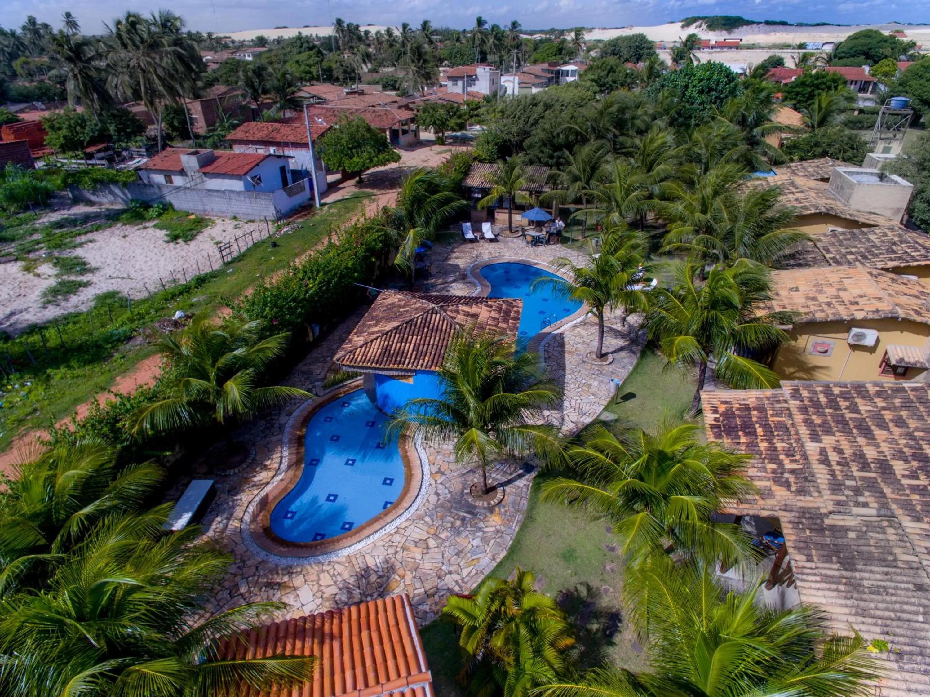 Bird's eye view in Hotel Enseada Maracajaú