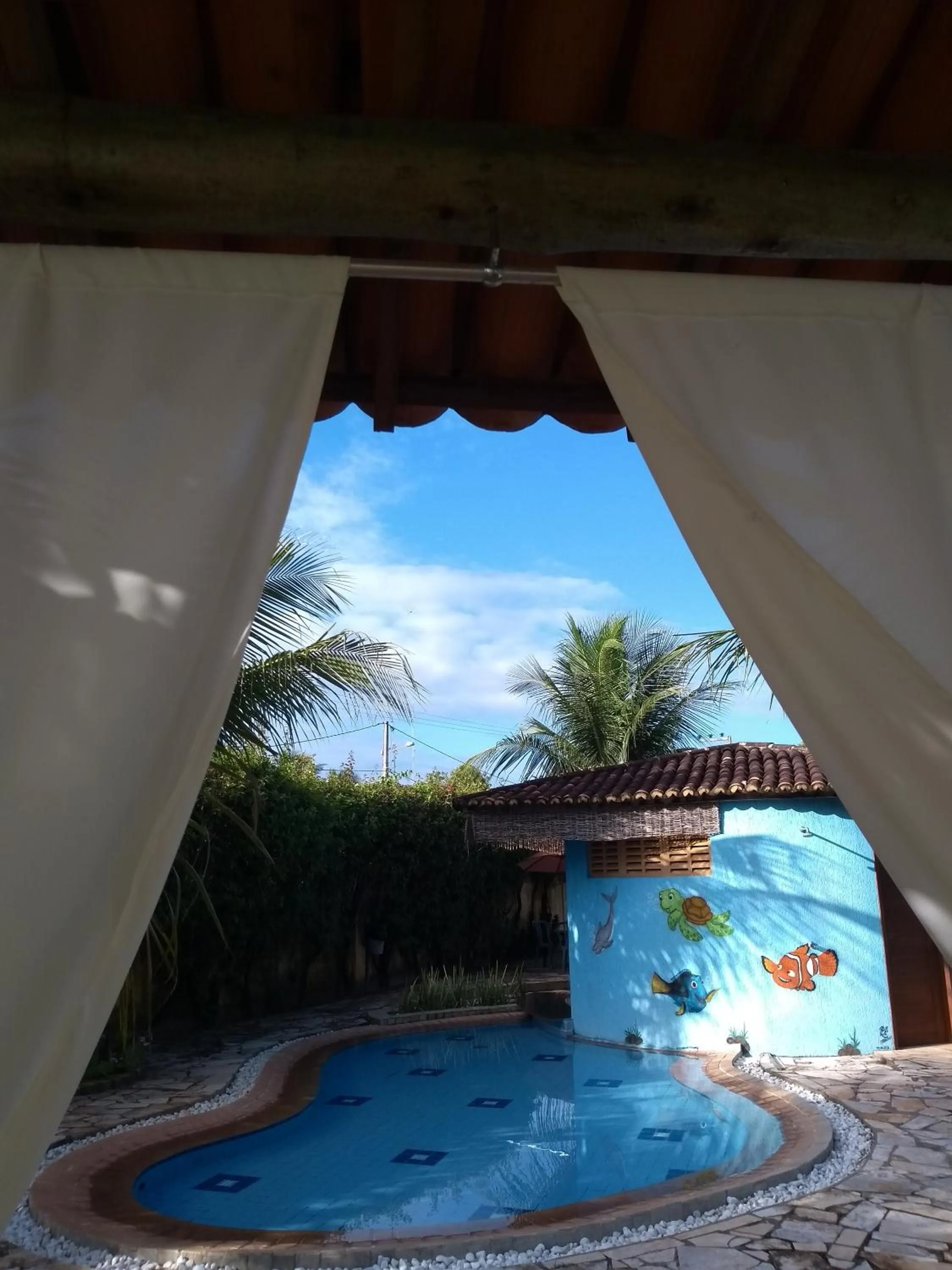 Pool view in Hotel Enseada Maracajaú