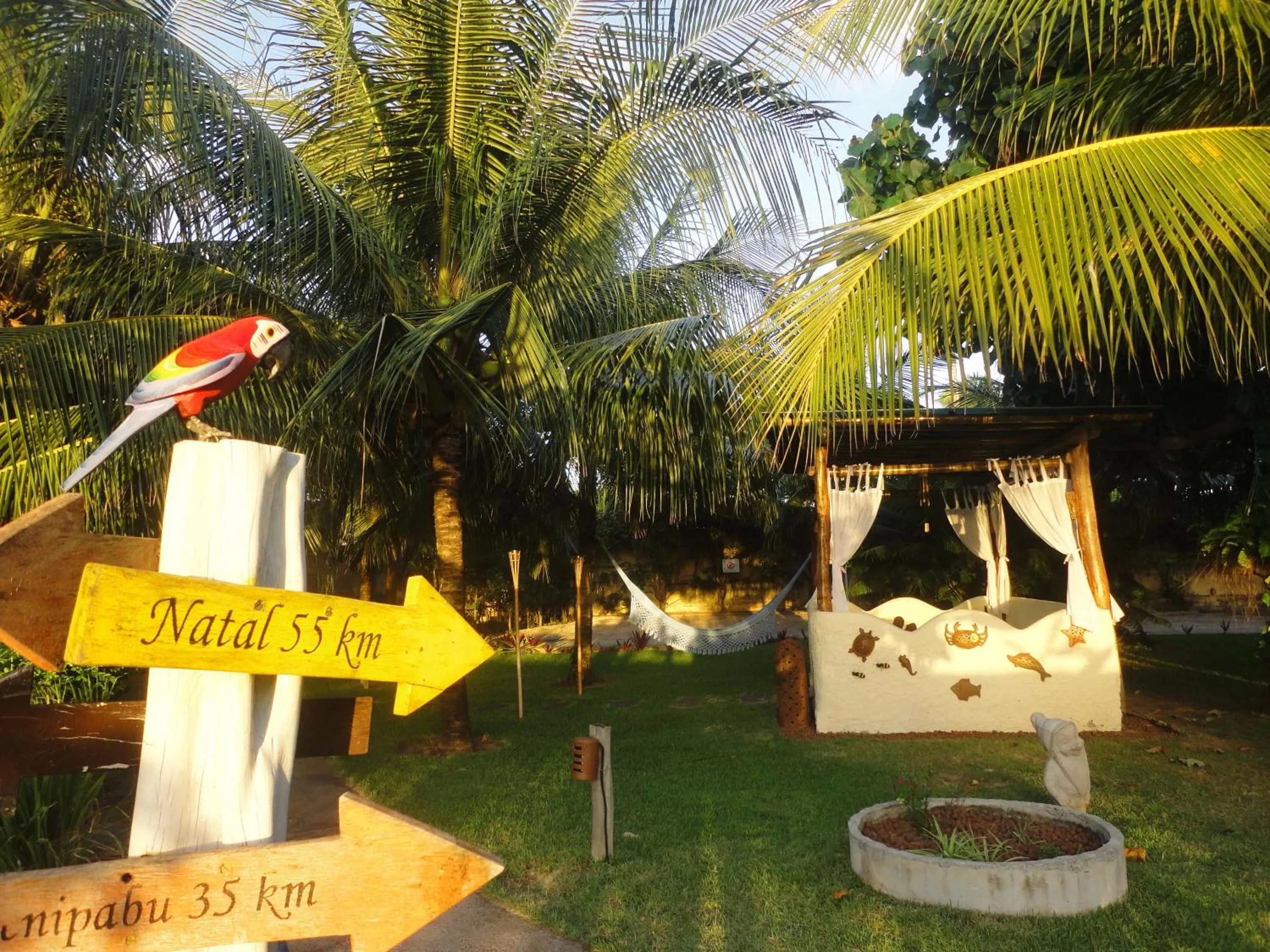 Garden in Hotel Enseada Maracajaú