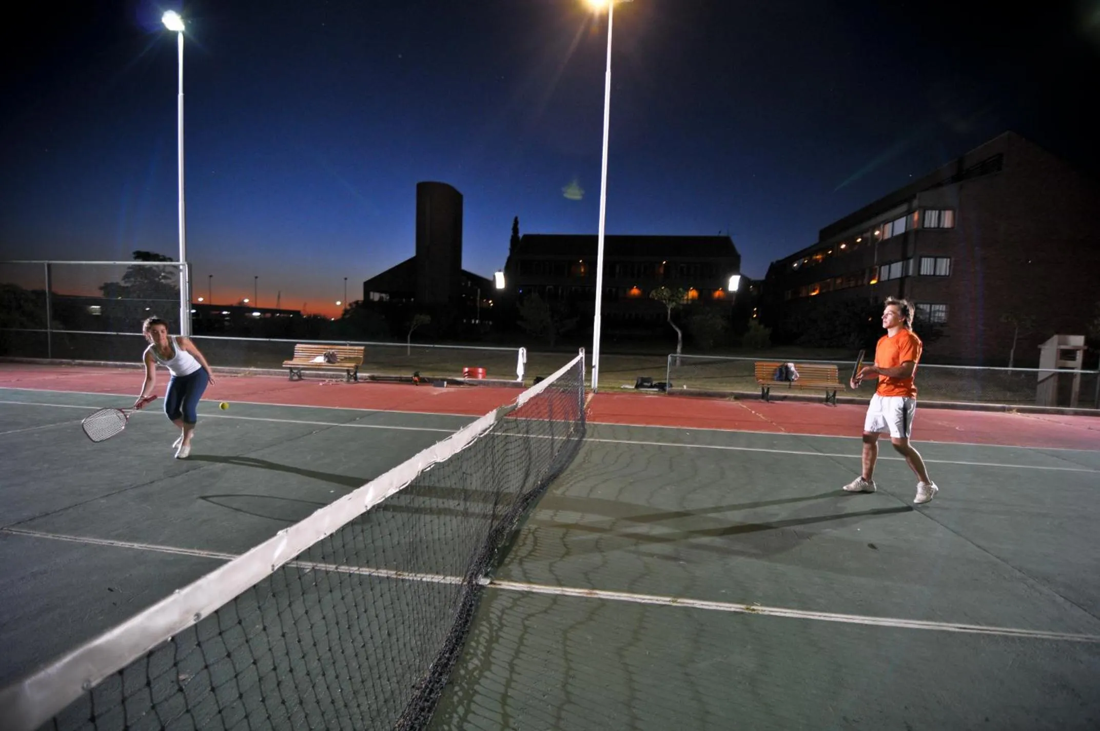 Tennis court in Hotel Horacio Quiroga