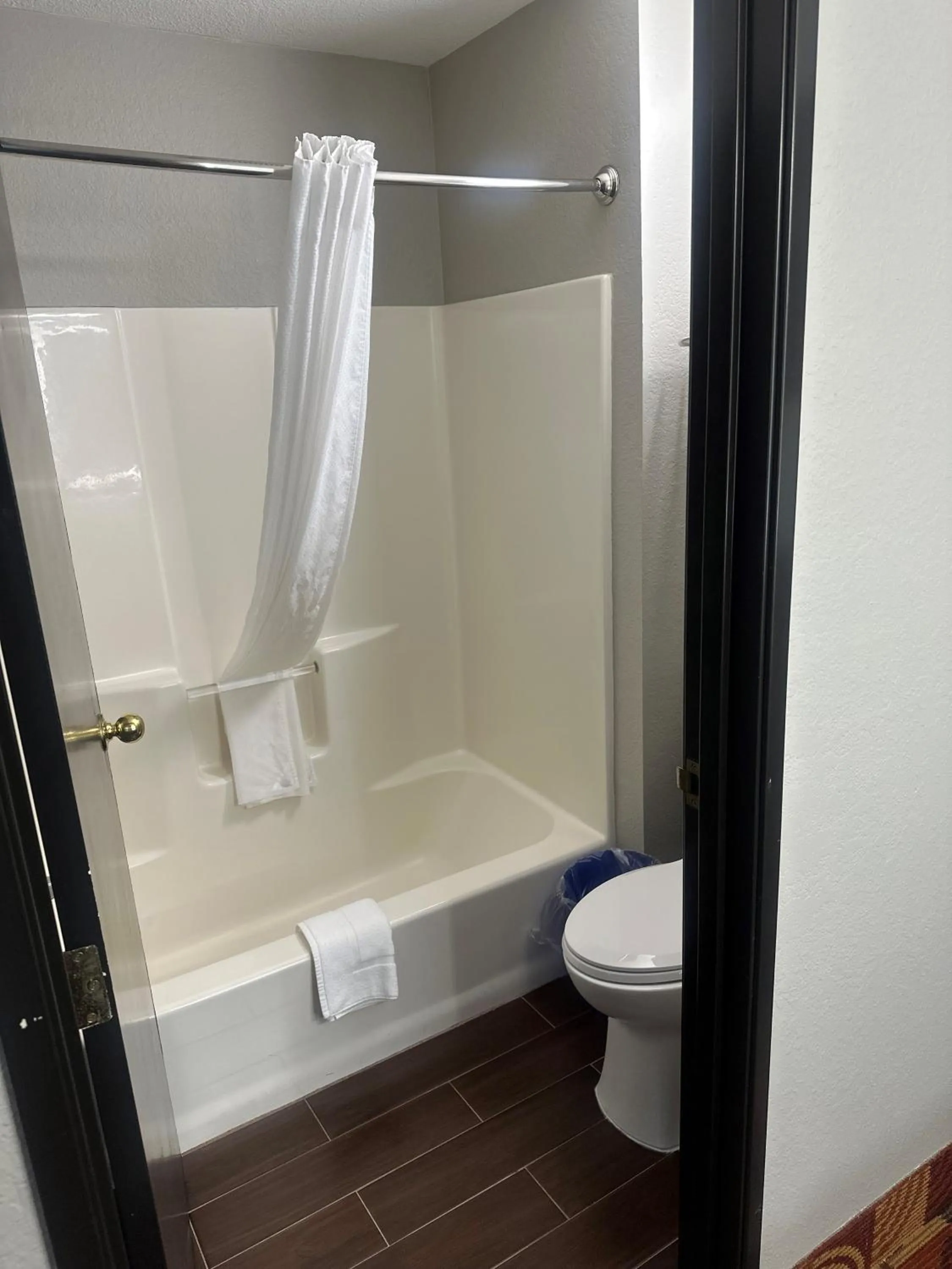 Bathroom in Super 8 by Wyndham Lake of the Ozarks