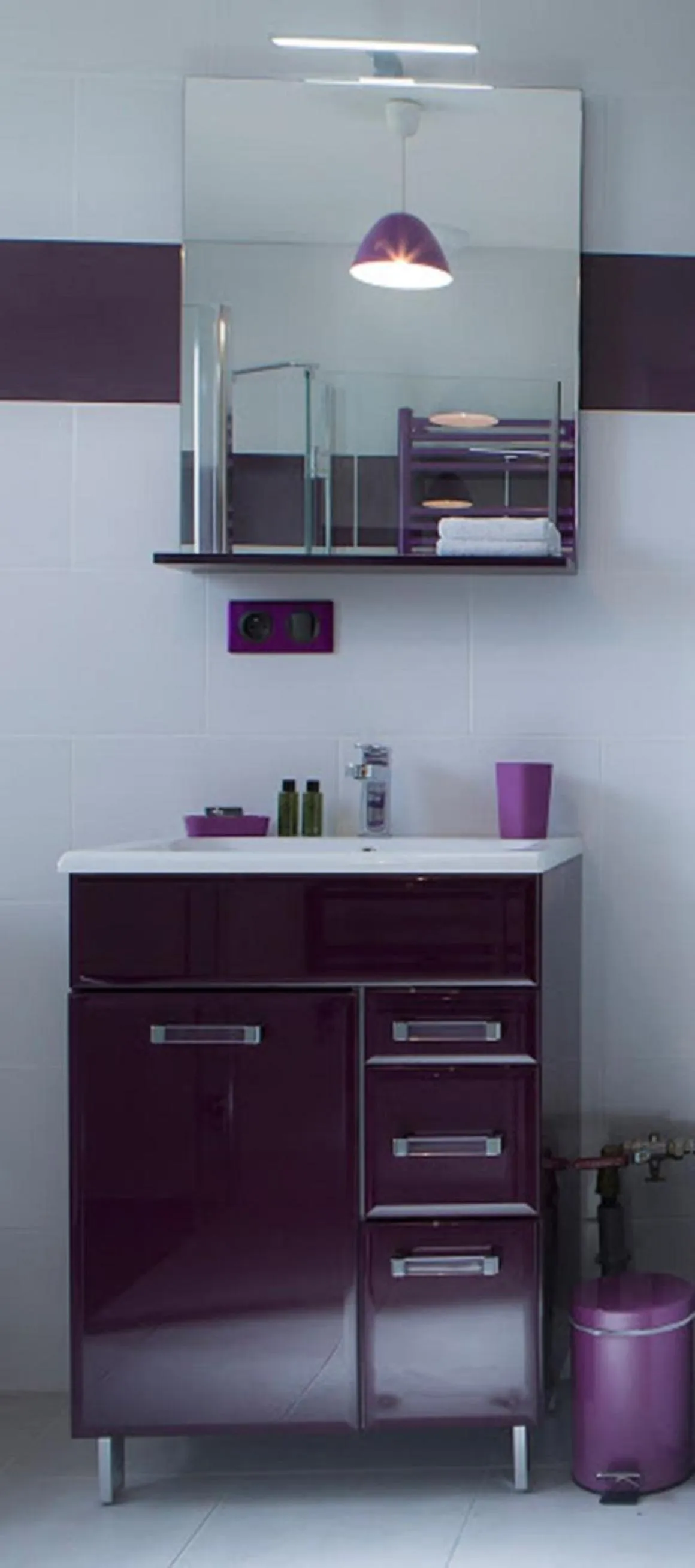 Bathroom in Gîtes de l'Orée du Bois - Boussières