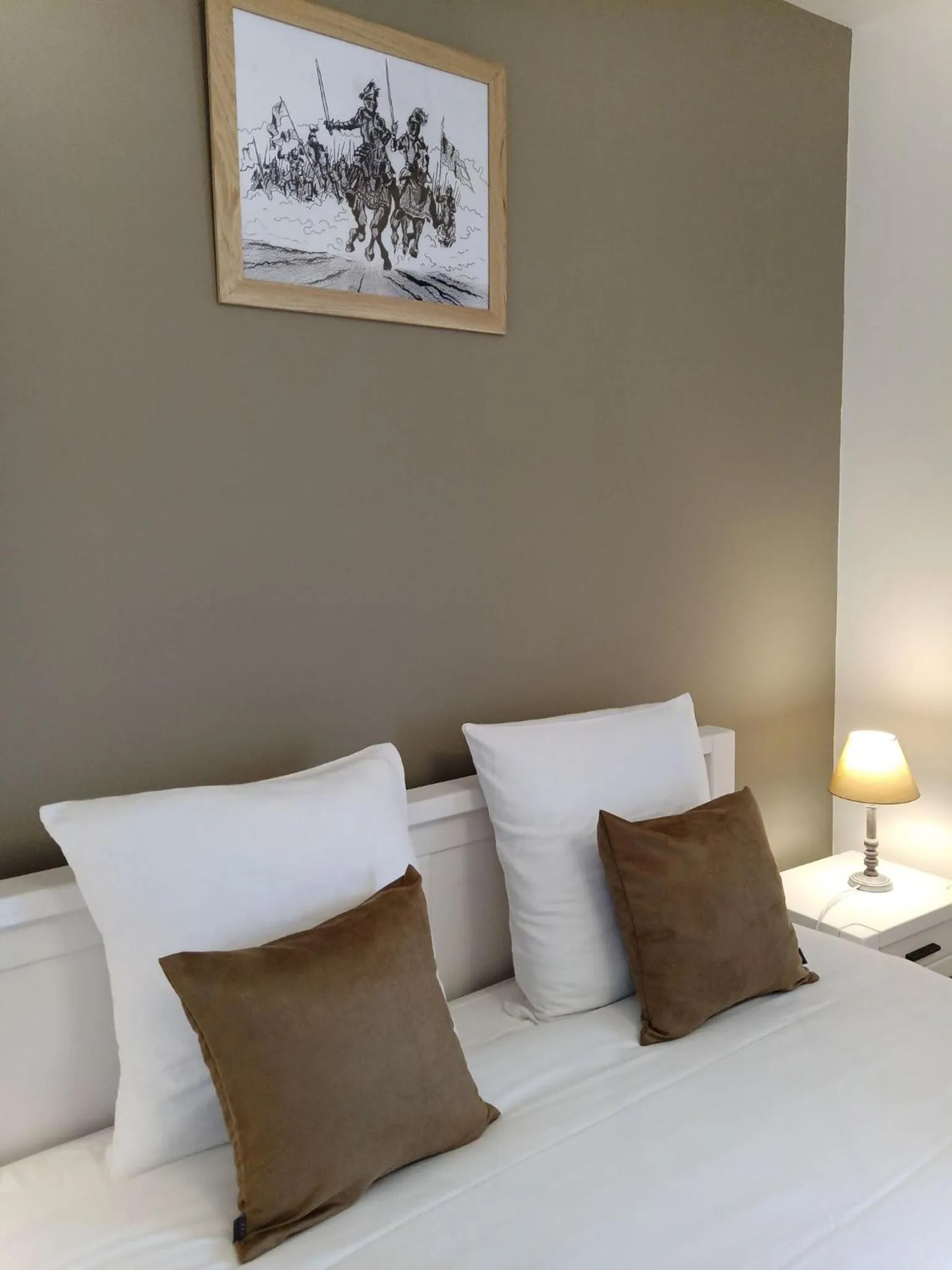 Bed in Gîtes de l'Orée du Bois - Boussières