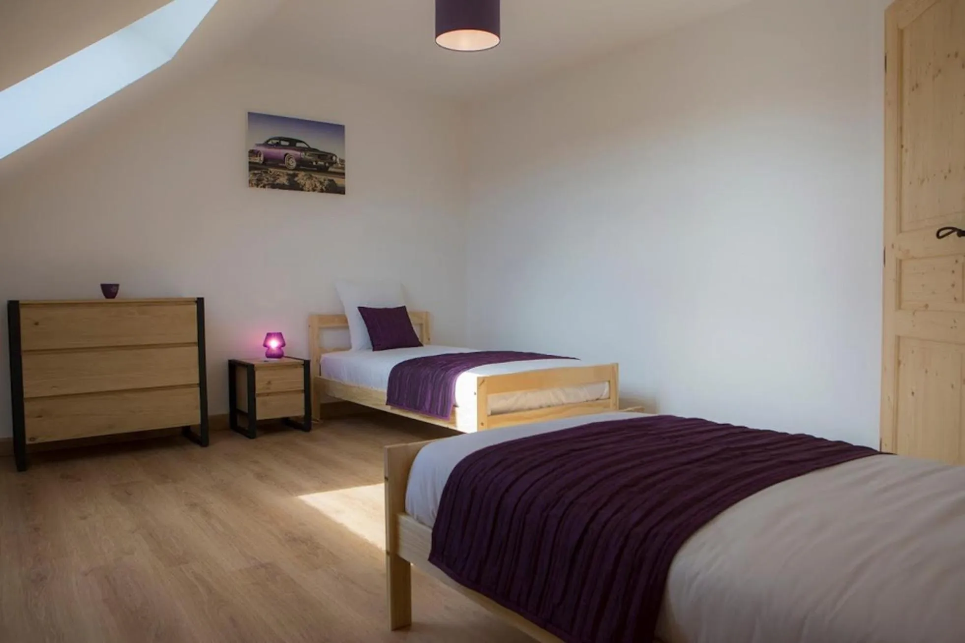 Bed in Gîtes de l'Orée du Bois - Boussières