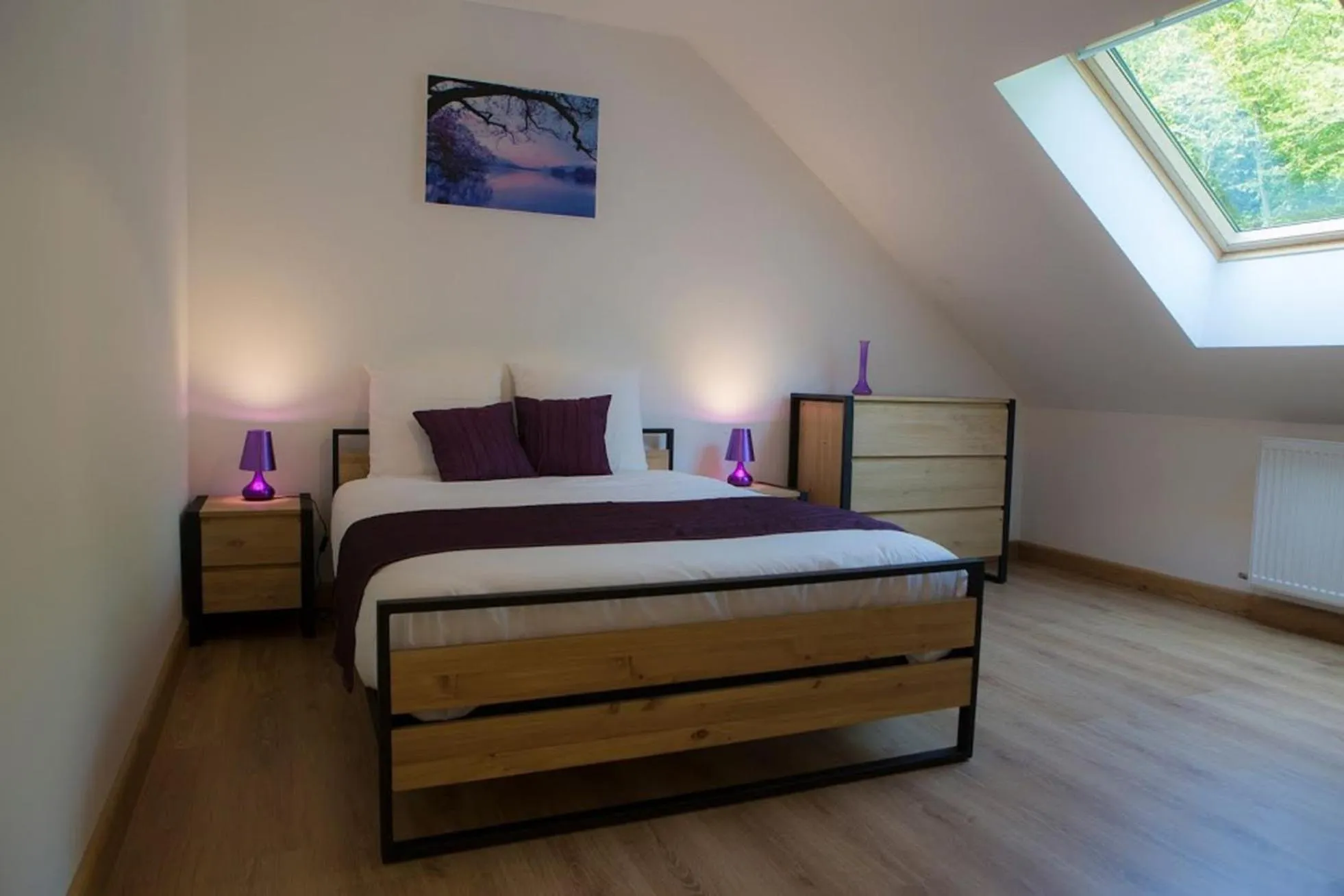 Bed in Gîtes de l'Orée du Bois - Boussières