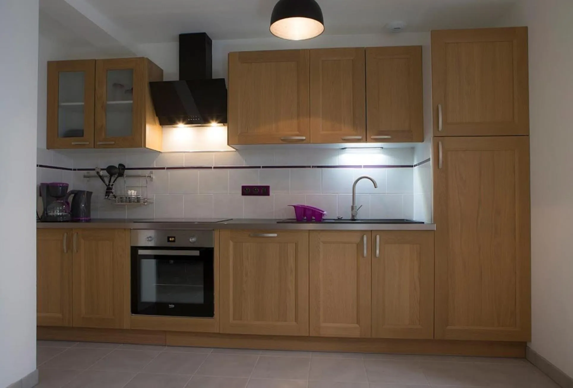 Kitchen or kitchenette in Gîtes de l'Orée du Bois - Boussières