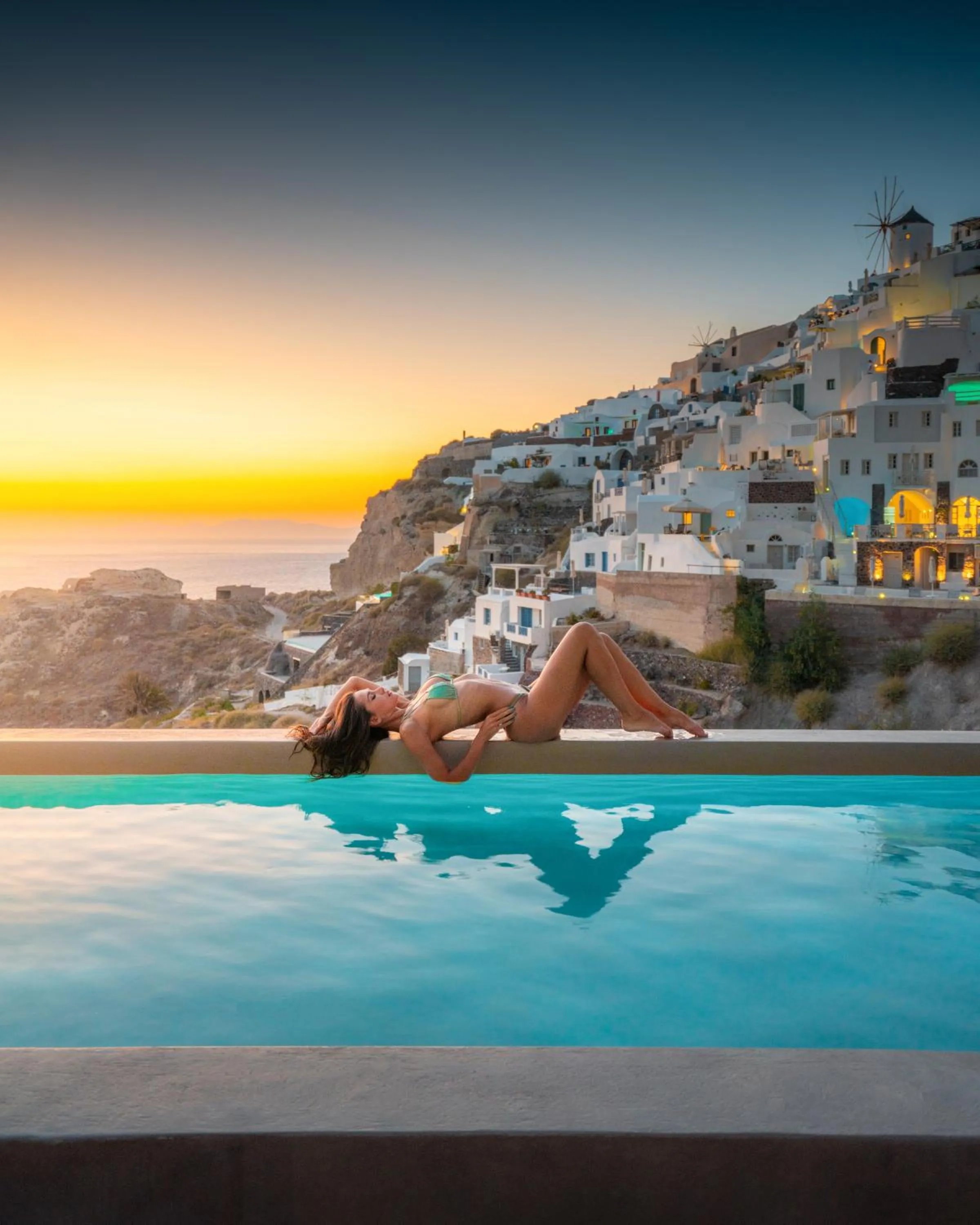 Sea view in Old Castle Oia