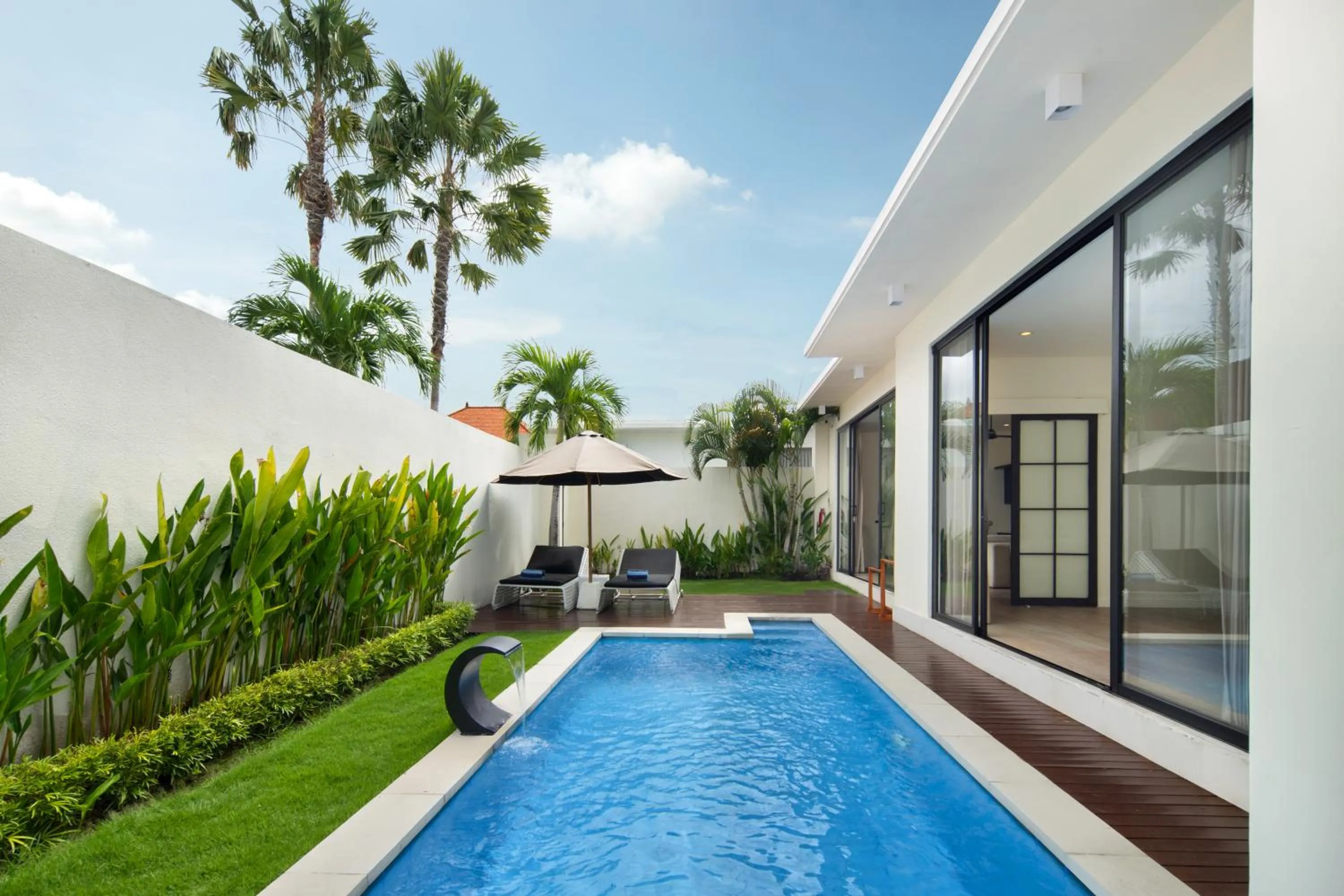 Patio in The Grand Daha Luxury Villas